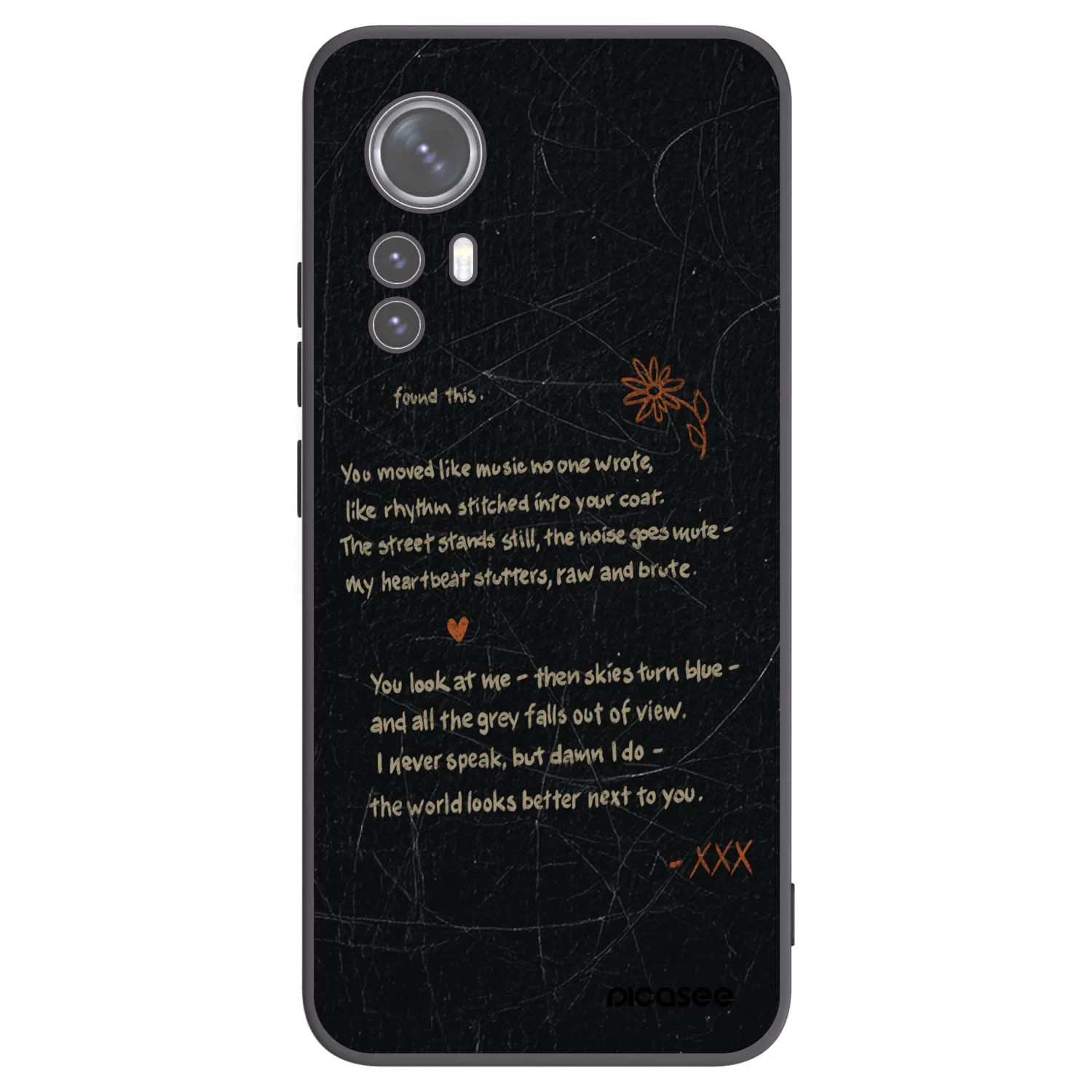 Picasee husă neagră din silicon pentru Xiaomi 12X - POET