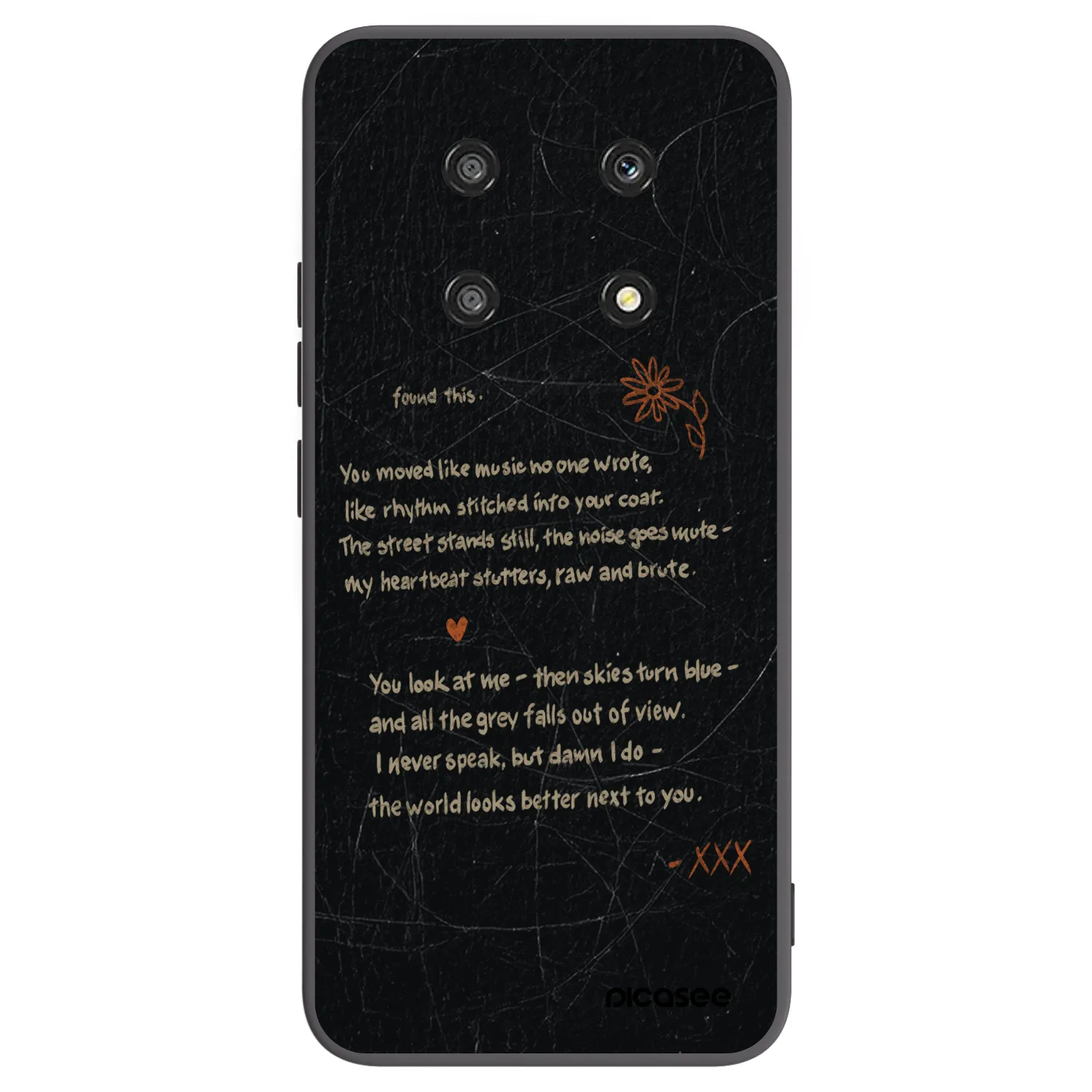 Picasee husă neagră din silicon pentru Honor Magic4 Lite 5G - POET