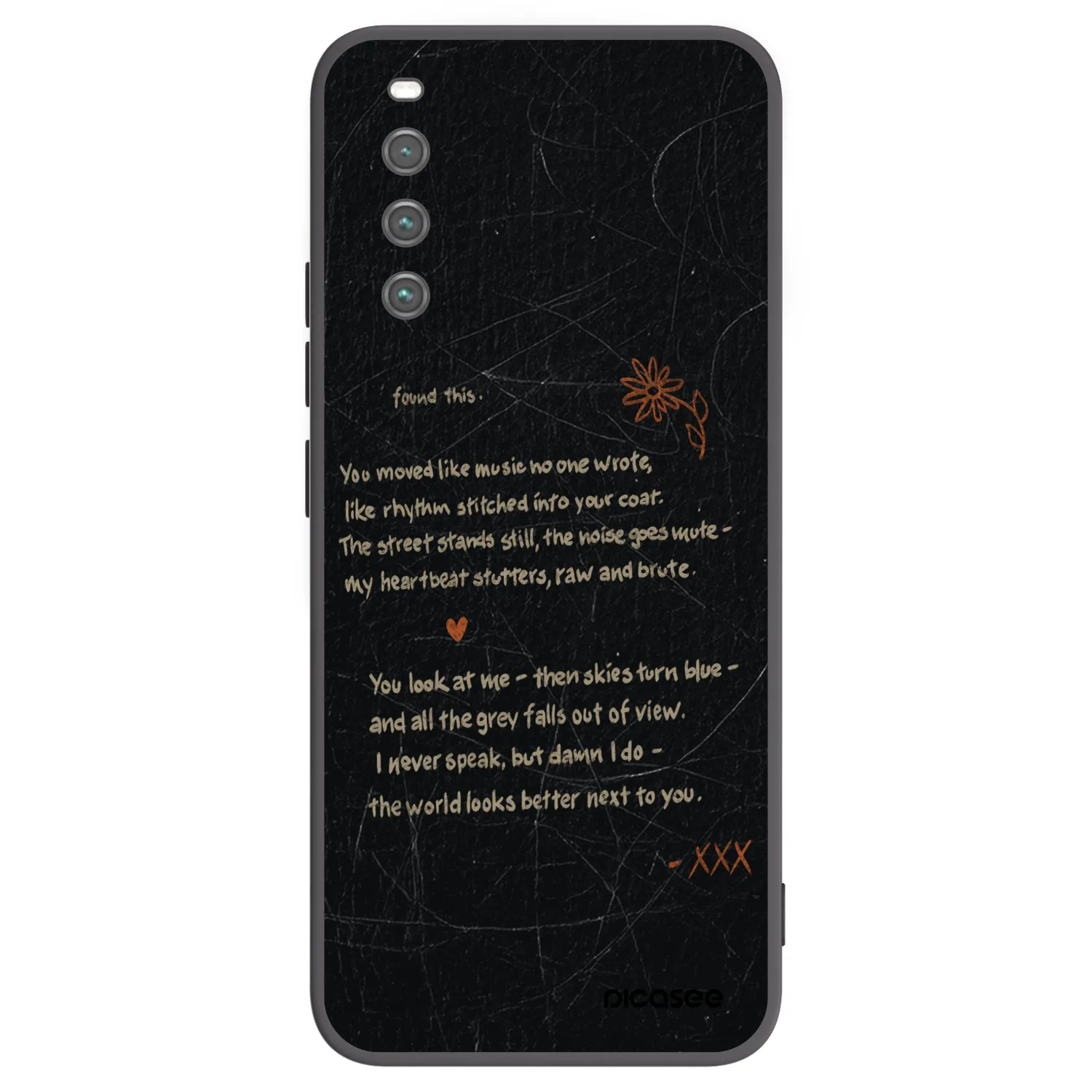 Picasee husă neagră din silicon pentru Sony Xperia 10 IV 5G - POET