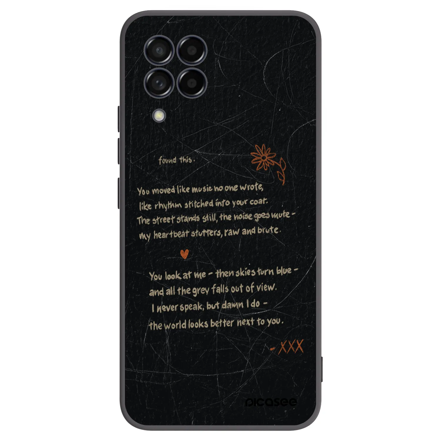 Picasee husă neagră din silicon pentru Samsung Galaxy M53 5G - POET