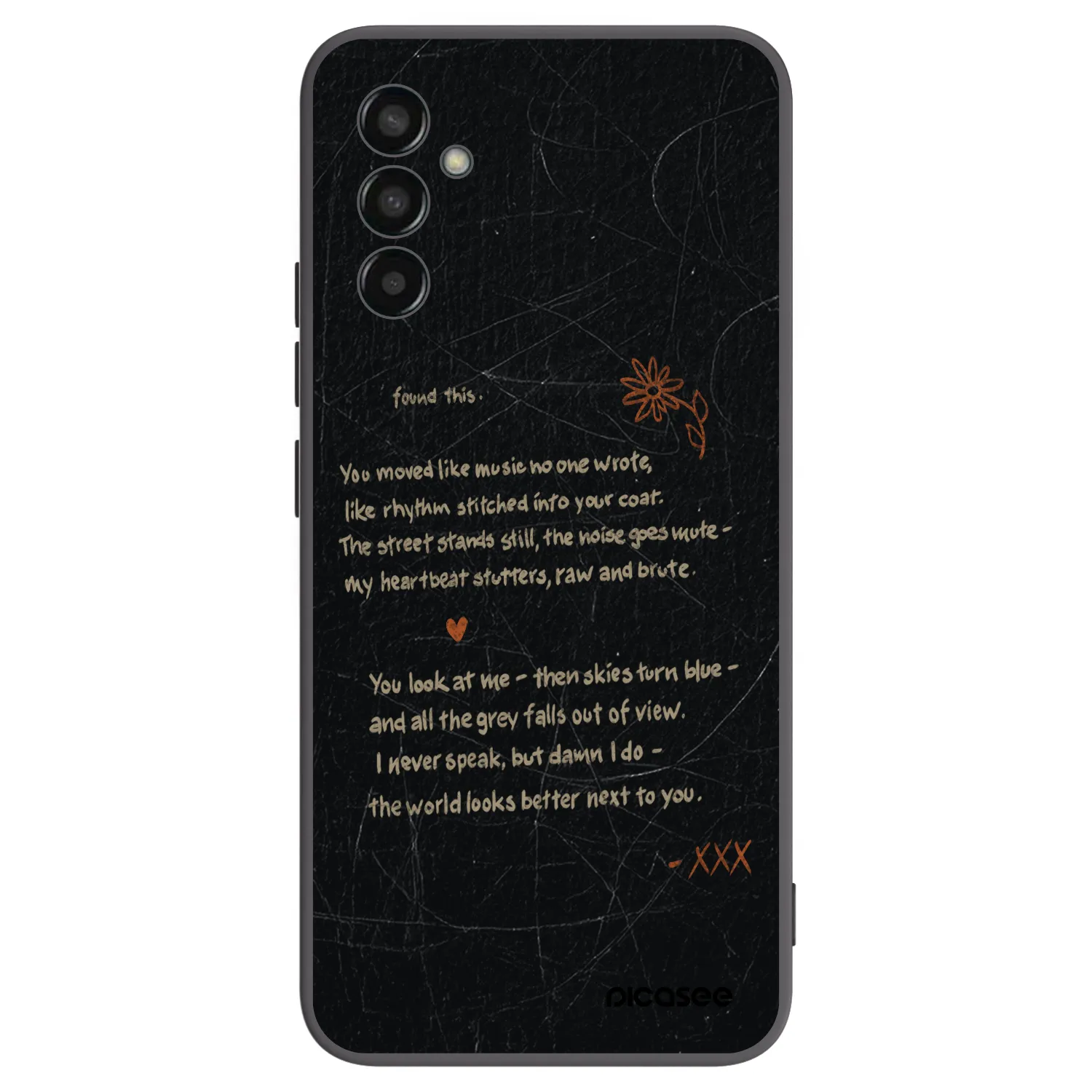 Picasee husă neagră din silicon pentru Samsung Galaxy M13 M135F - POET