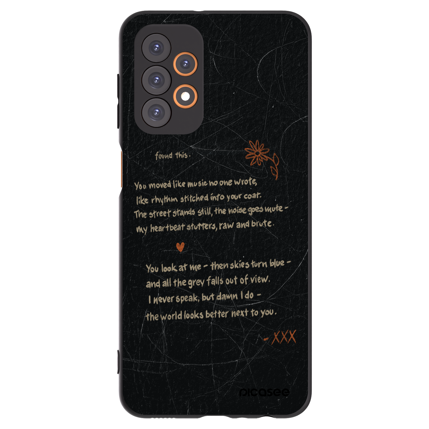 Picasee husă neagră din silicon pentru Samsung Galaxy A23 A235F 4G - POET