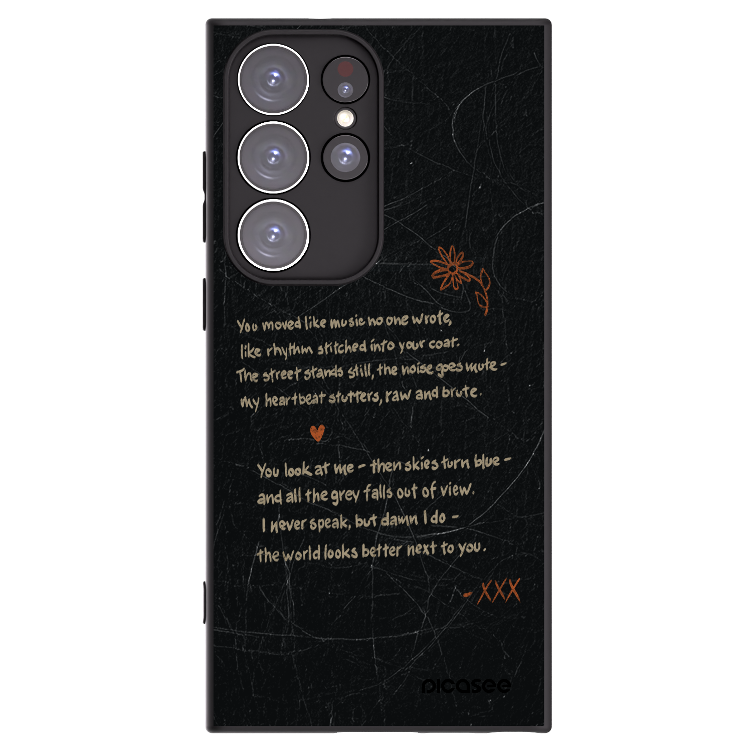 Picasee husă neagră din silicon pentru Samsung Galaxy S23 Ultra 5G - POET