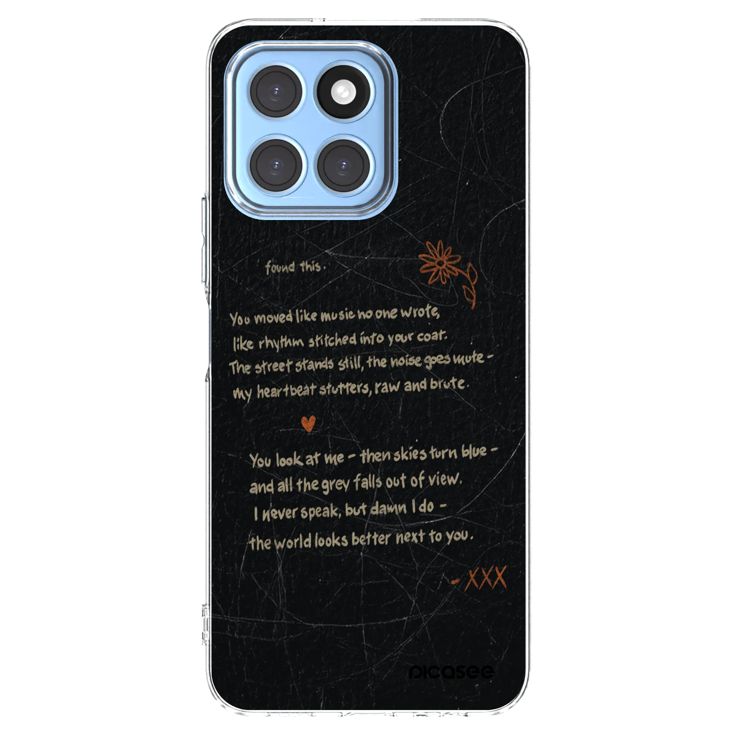 Picasee husă transparentă din silicon pentru Honor X6 - POET