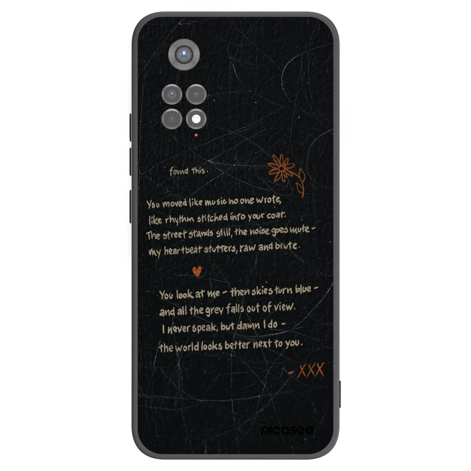Picasee husă neagră din silicon pentru Xiaomi Redmi Note 11S 5G - POET