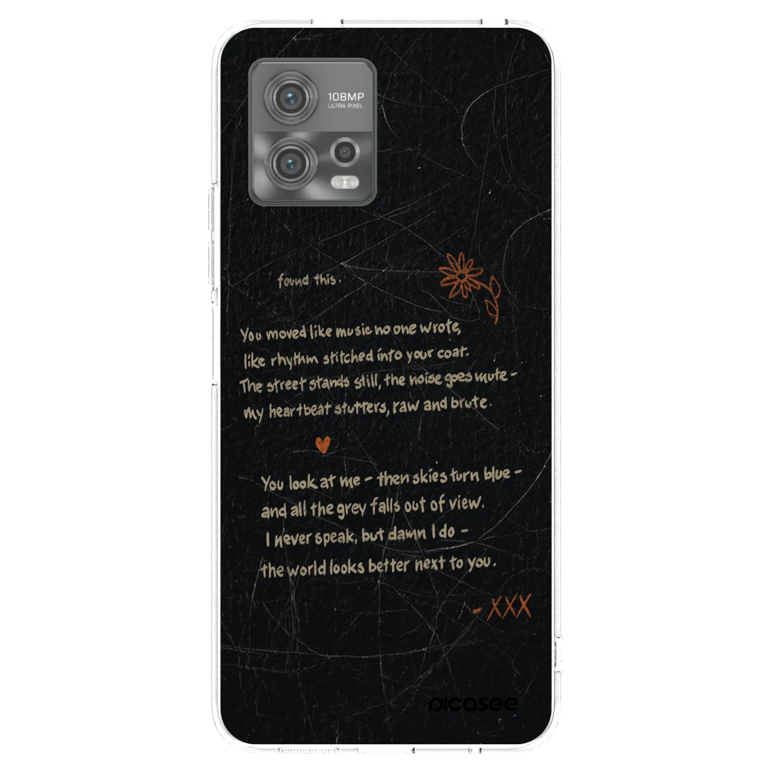 Picasee husă transparentă din silicon pentru Motorola Moto G72 - POET