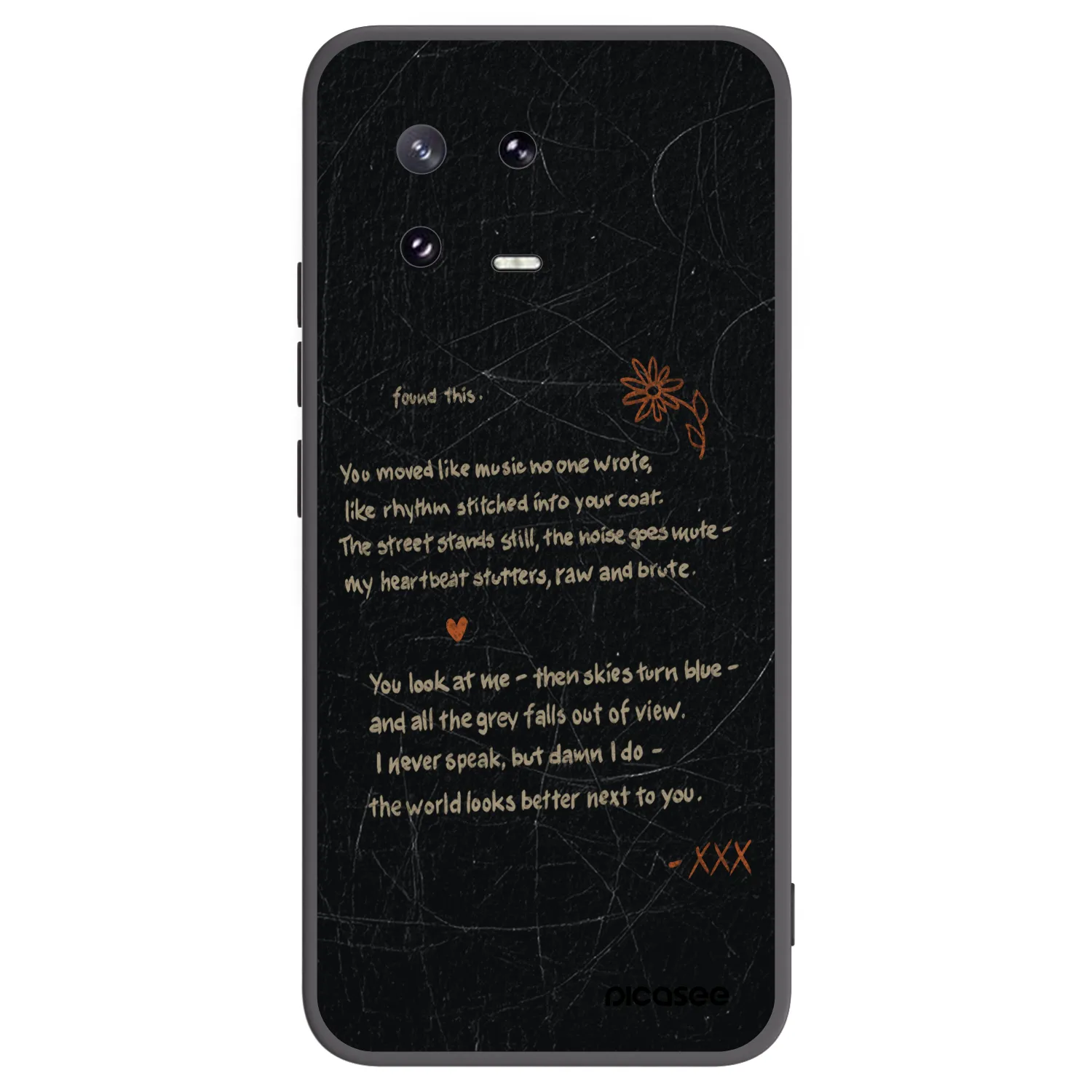 Picasee husă neagră din silicon pentru Xiaomi 13 Pro - POET