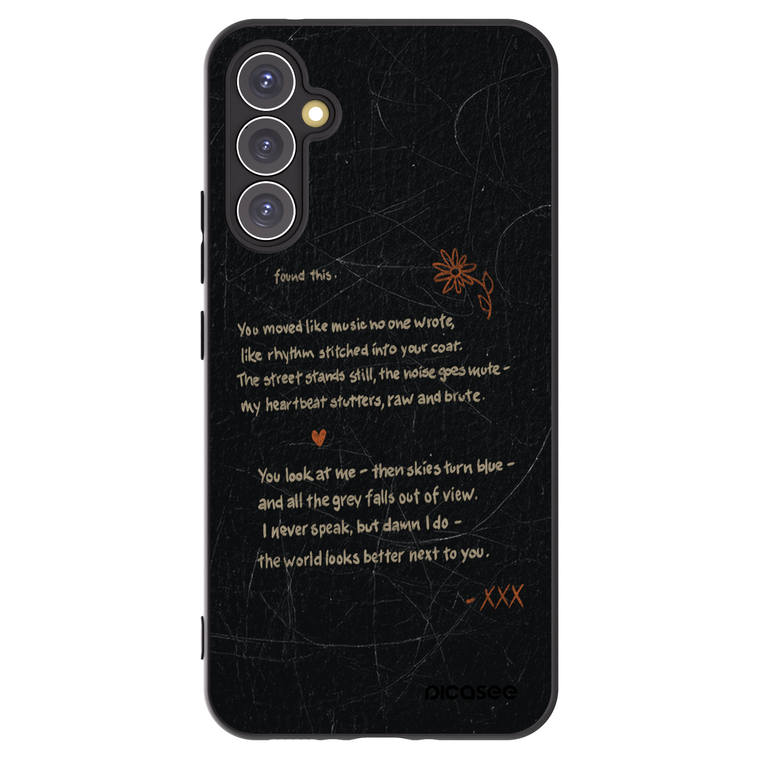 Picasee husă neagră din silicon pentru Samsung Galaxy A34 5G A346B - POET
