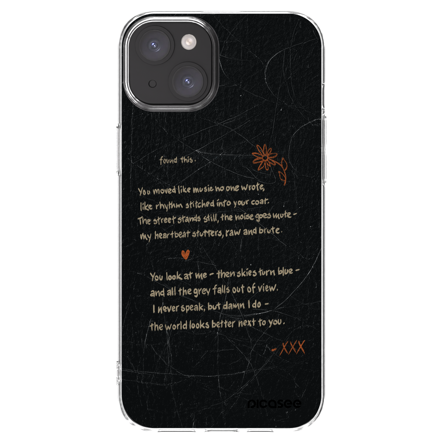 Picasee husă transparentă din silicon pentru Apple iPhone 15 Plus - POET