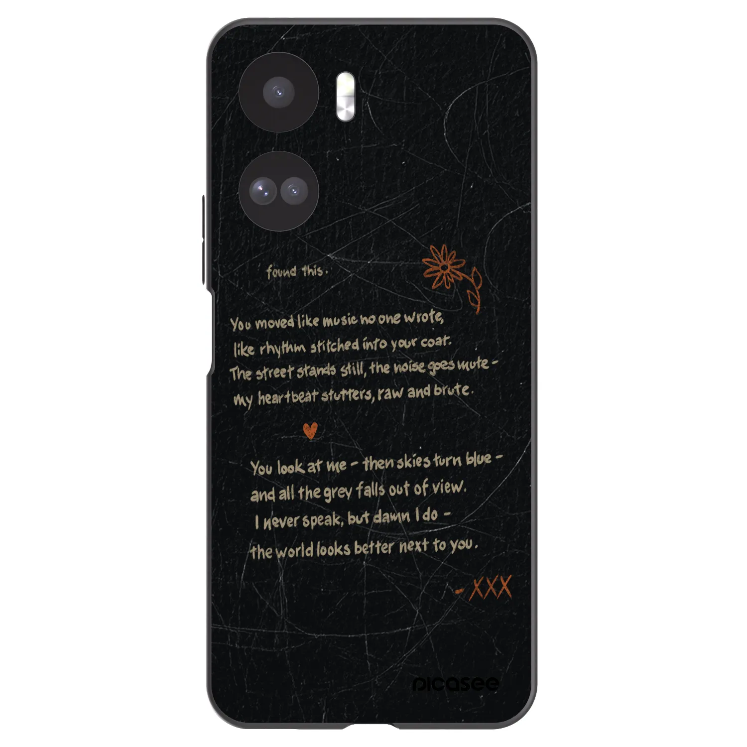 Picasee husă neagră din silicon pentru Honor 90 Lite 5G - POET