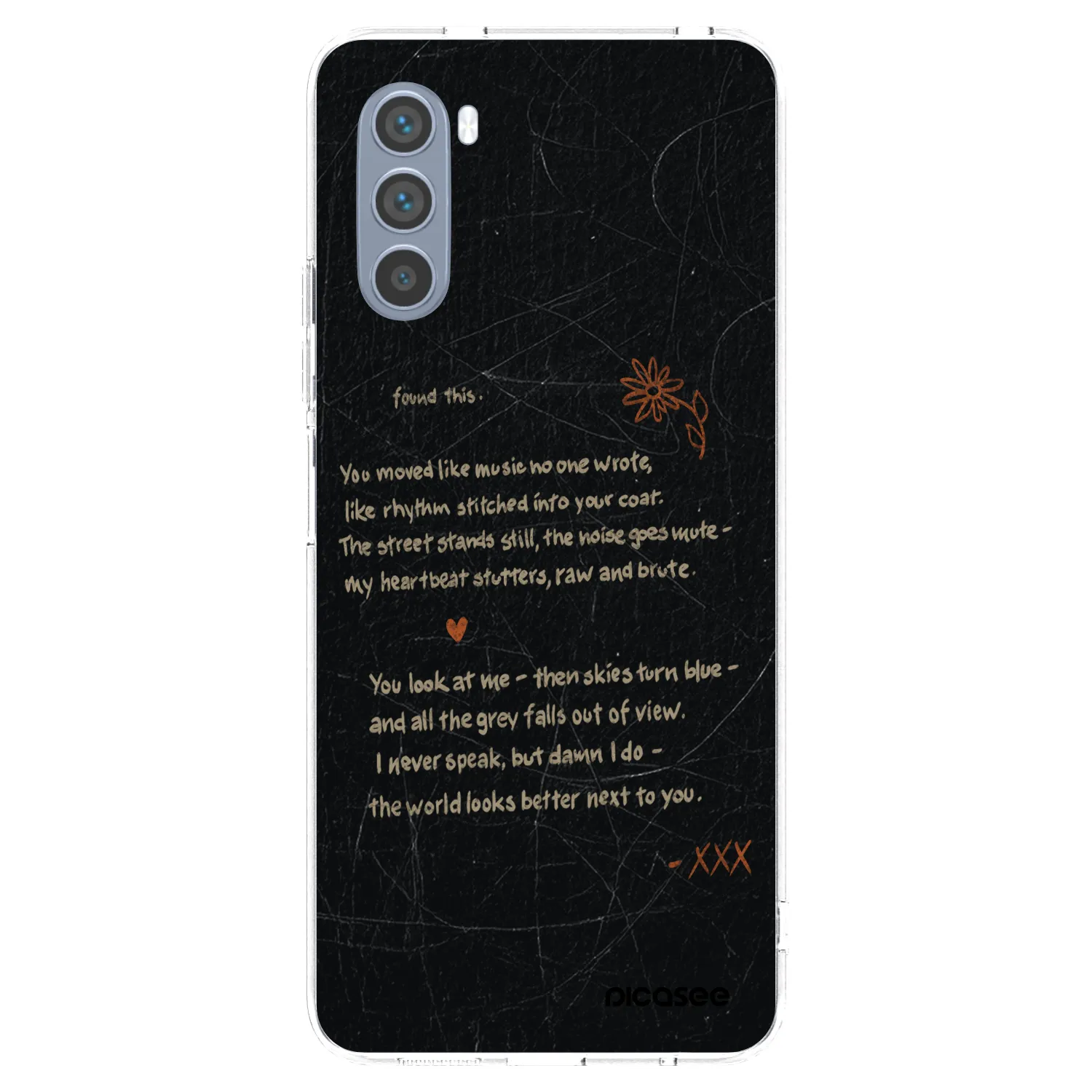 Picasee husă transparentă din silicon pentru Motorola Moto G62 - POET