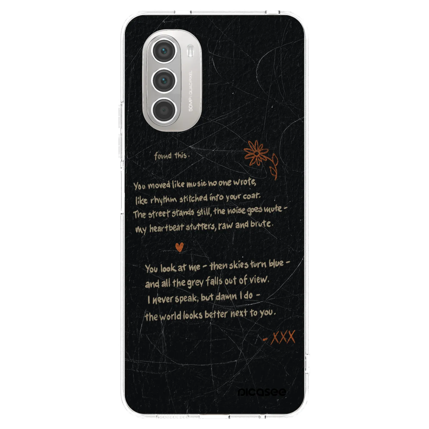 Picasee husă transparentă din silicon pentru Motorola Moto G51 - POET