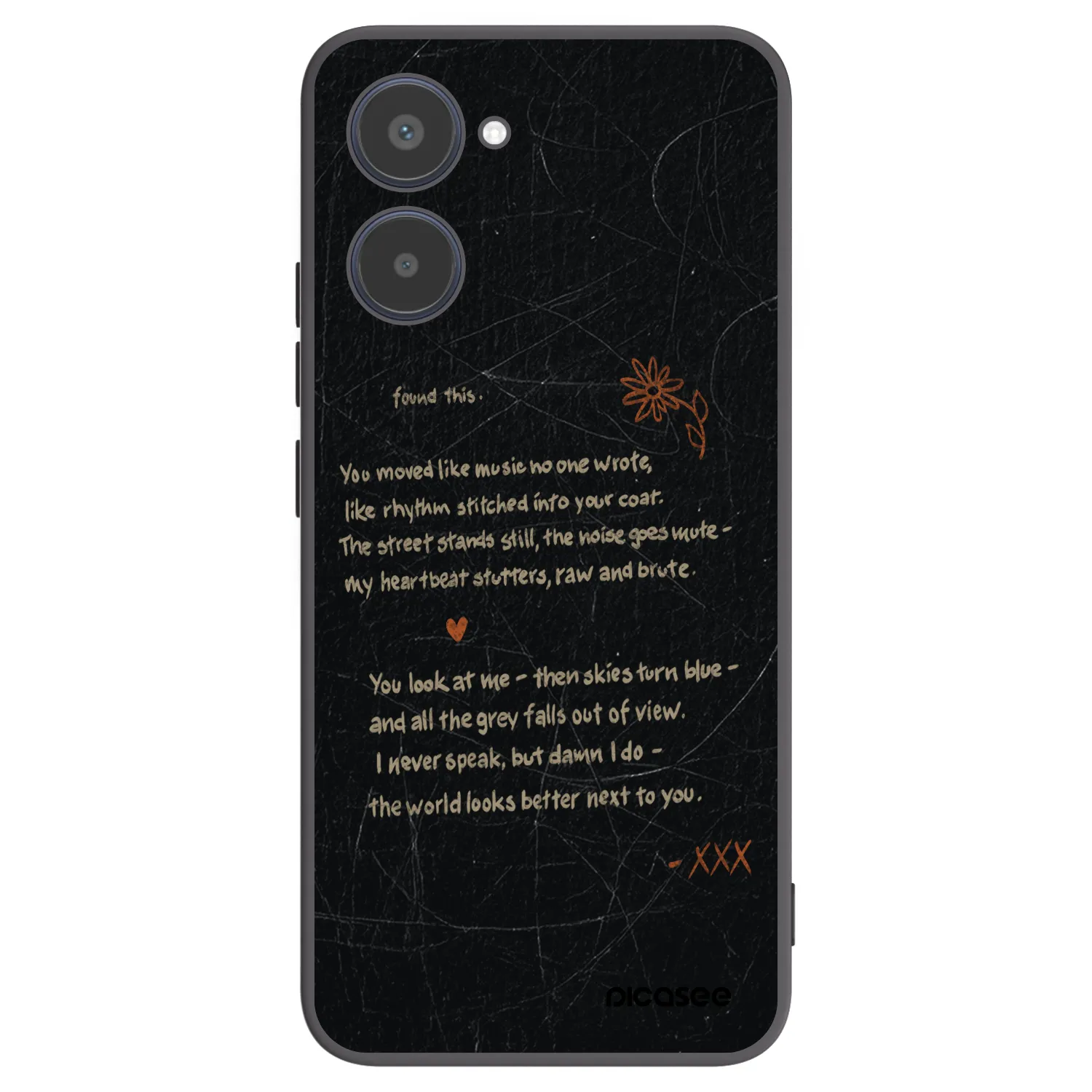 Picasee husă neagră din silicon pentru Realme 10 4G - POET