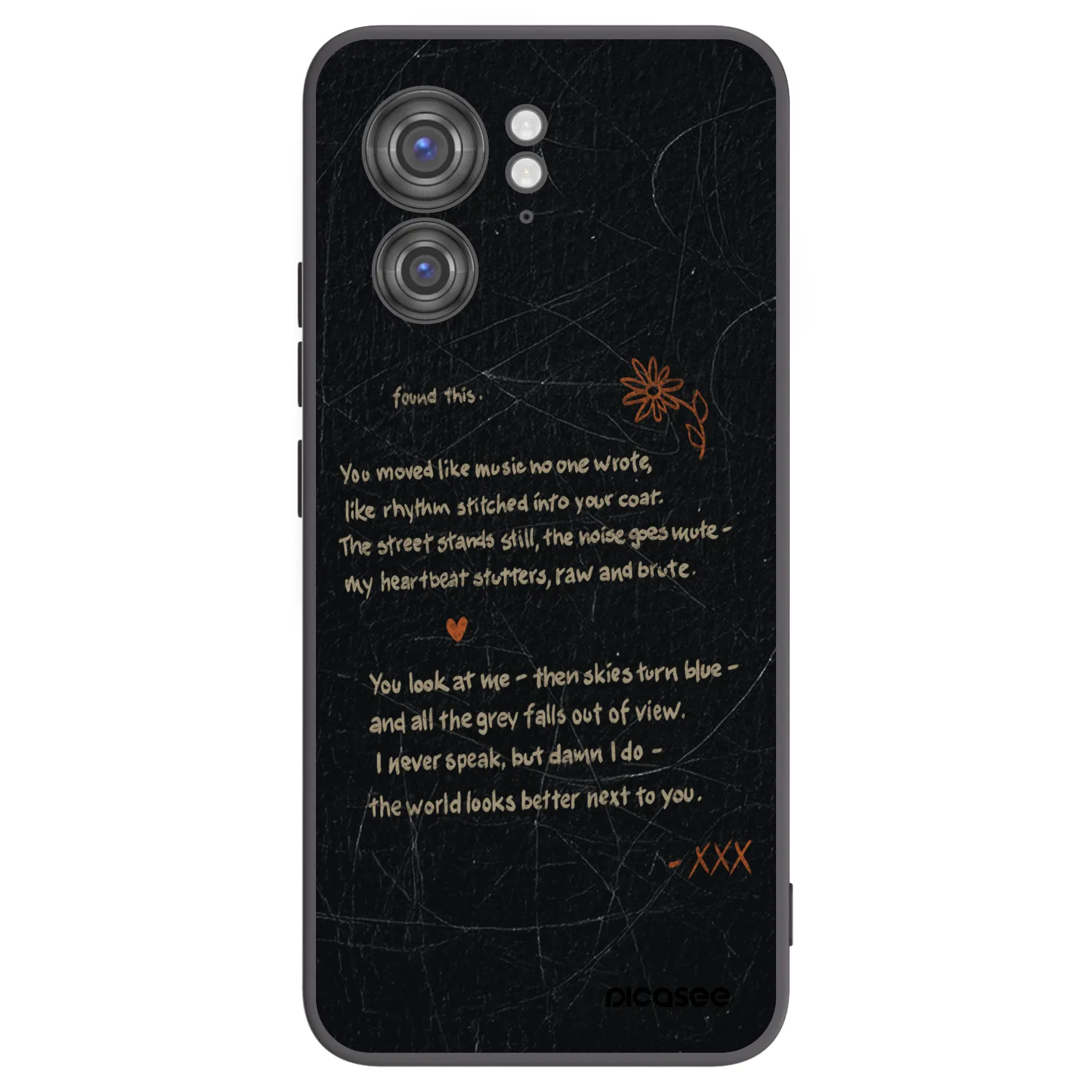 Picasee husă neagră din silicon pentru Motorola Edge 40 - POET