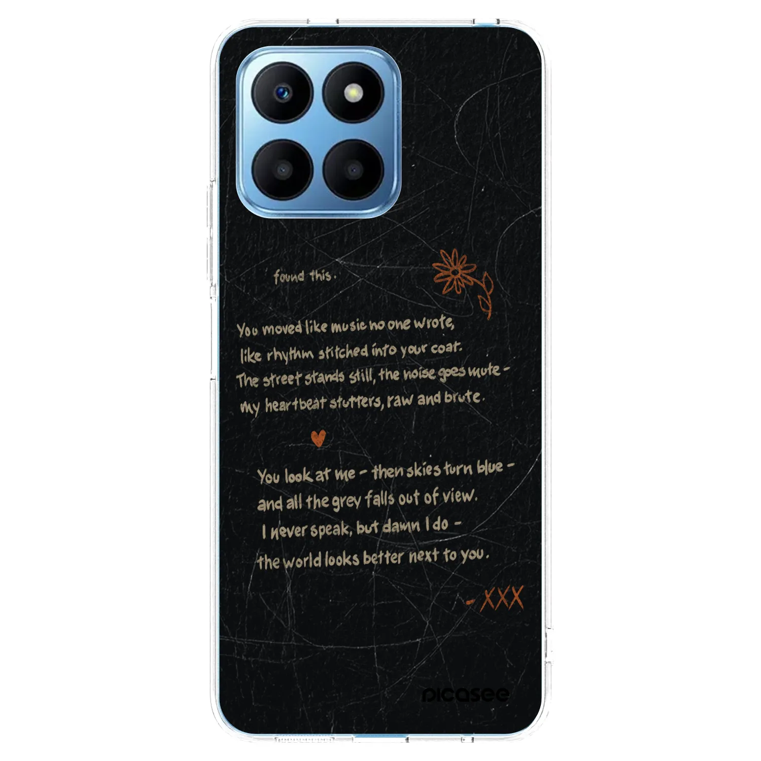 Picasee husă transparentă din silicon pentru Honor 70 Lite - POET