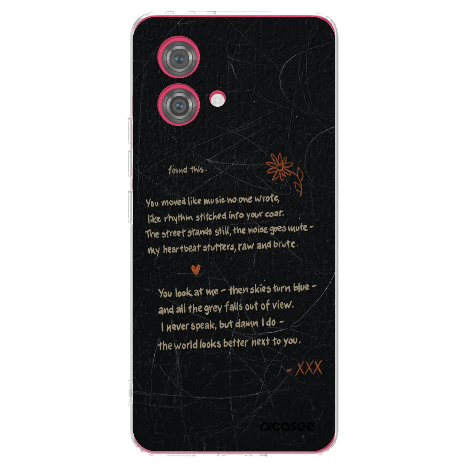 Picasee husă transparentă din silicon pentru Motorola Moto G84 5G - POET
