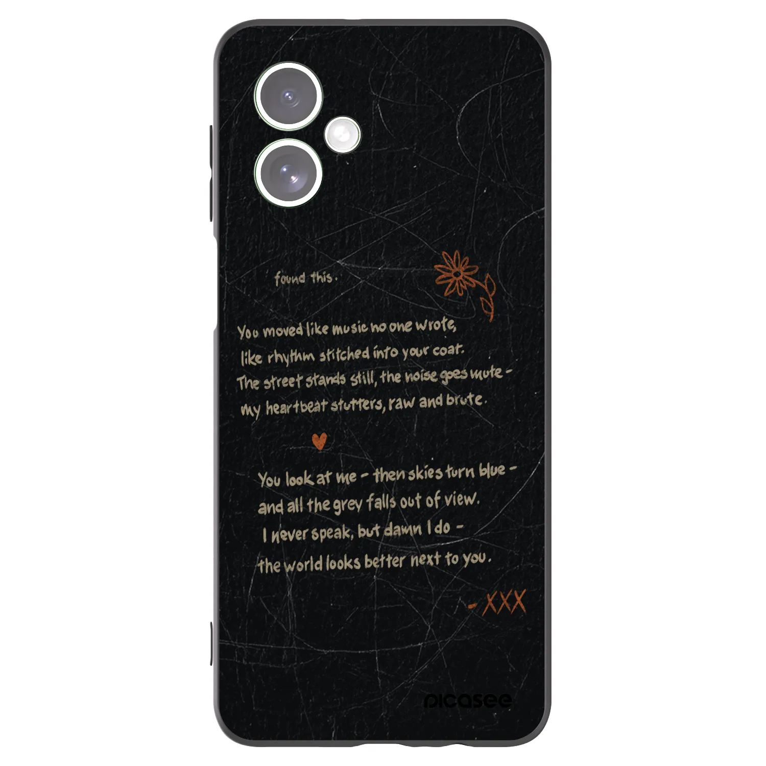 Picasee husă neagră din silicon pentru Motorola Moto G54 5G - POET