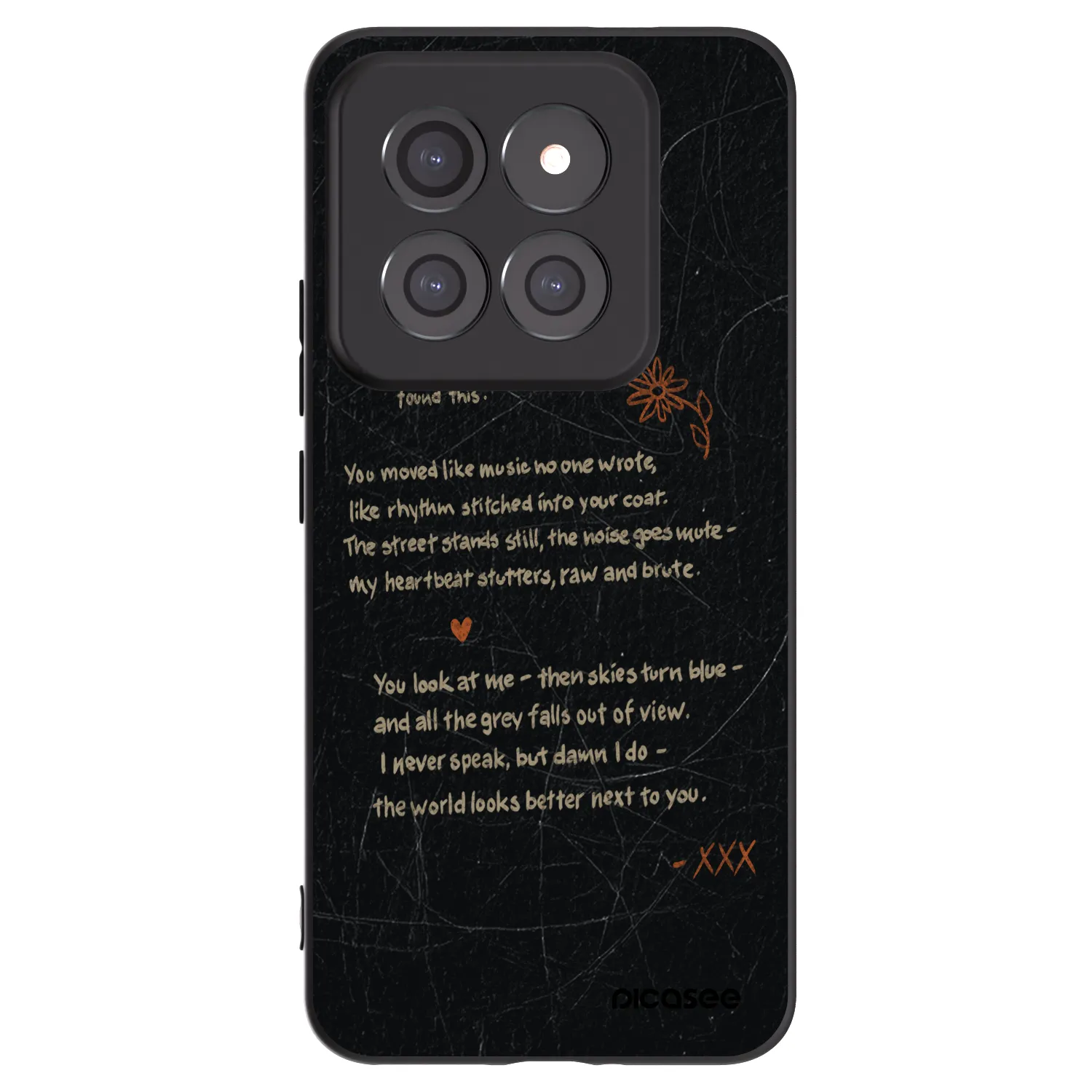 Picasee husă neagră din silicon pentru Xiaomi 14 Pro - POET