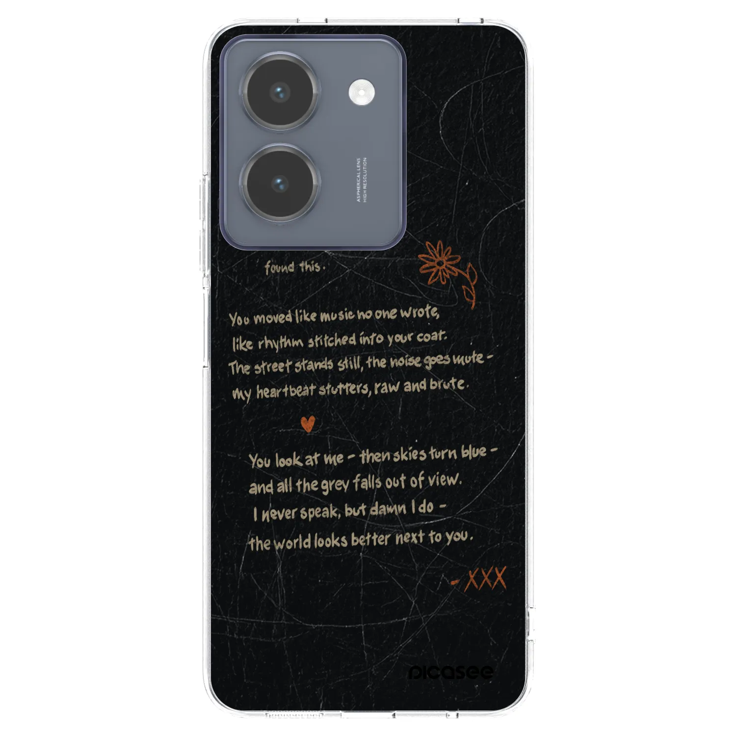 Picasee husă transparentă din silicon pentru Vivo Y36 4G - POET