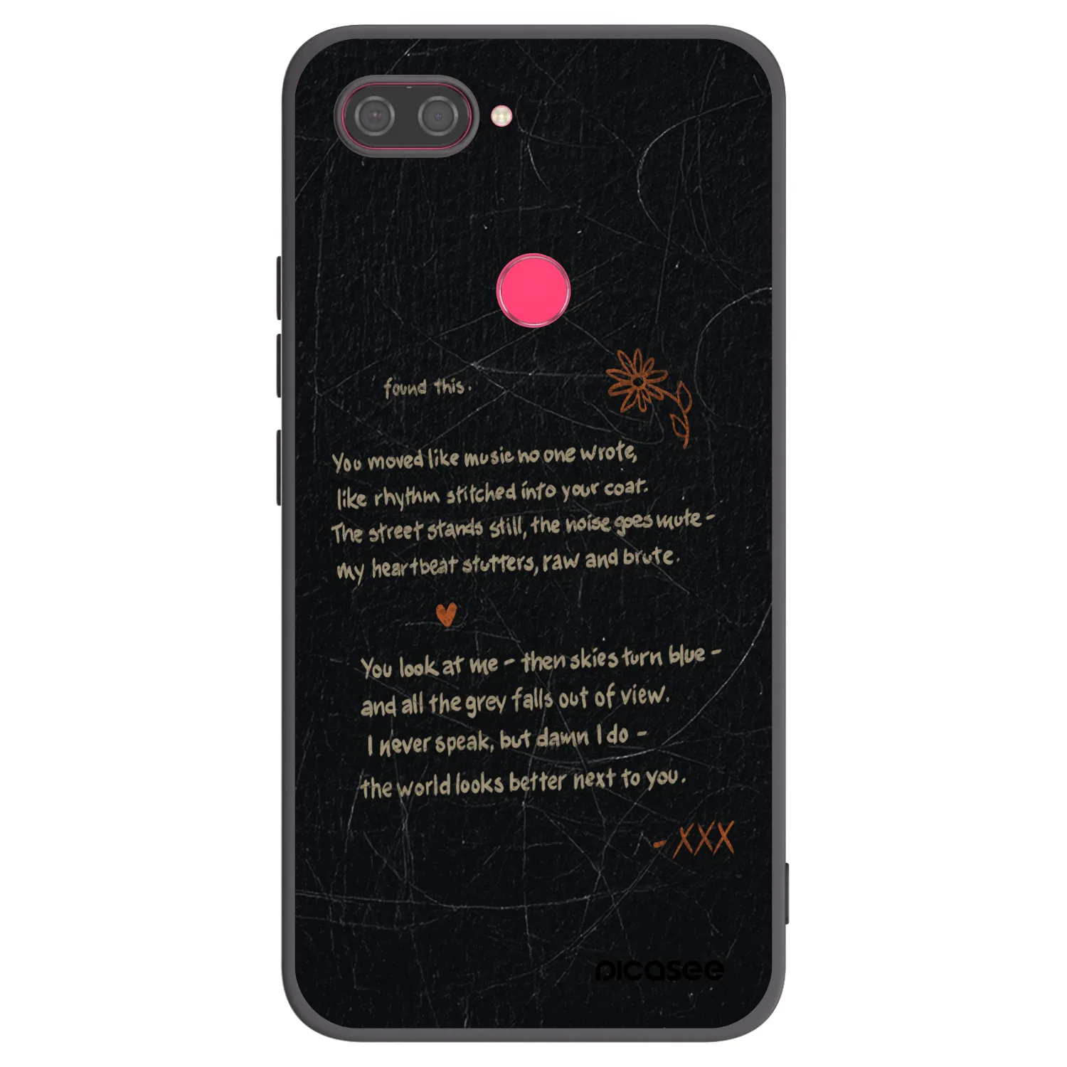 Picasee husă neagră din silicon pentru Xiaomi Mi 8 Lite - POET