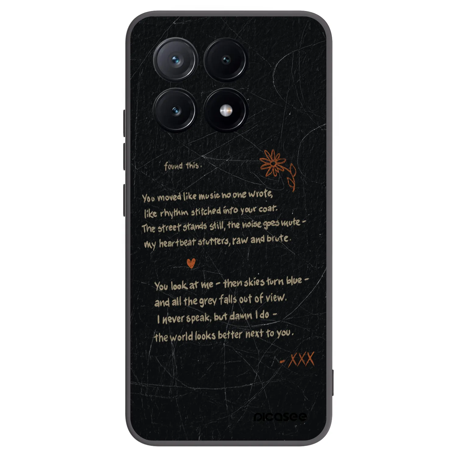 Picasee husă neagră din silicon pentru Xiaomi Poco X6 Pro - POET