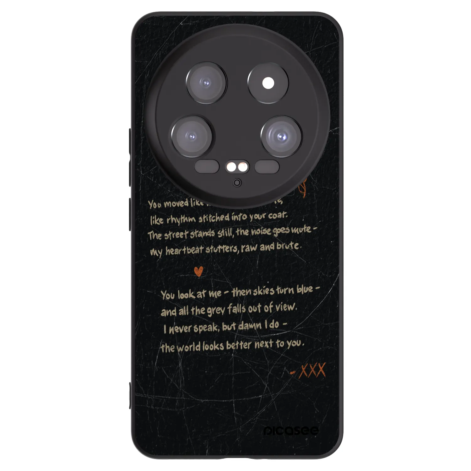 Picasee husă neagră din silicon pentru Xiaomi 14 Ultra - POET