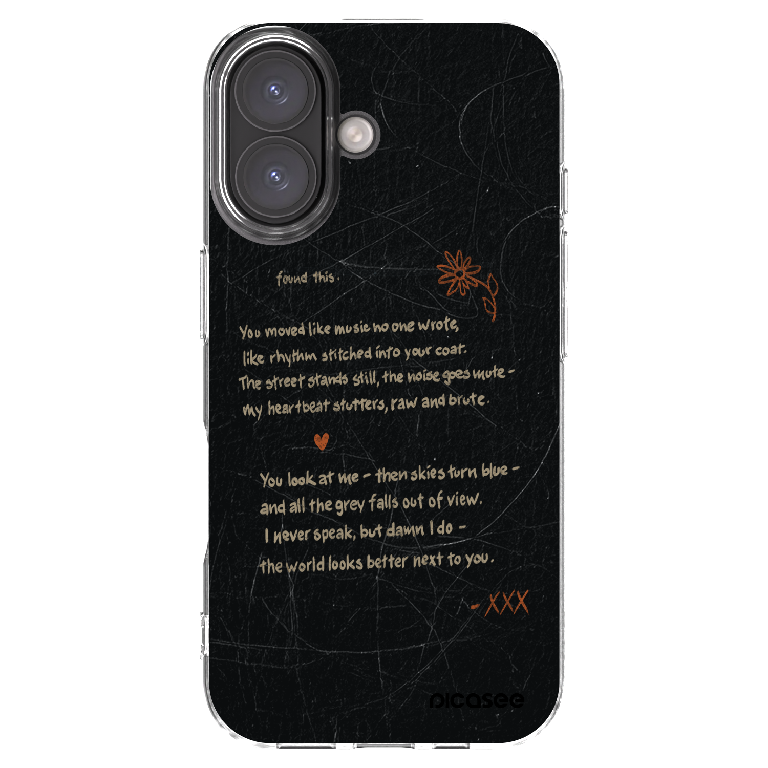 Picasee husă transparentă din silicon pentru Apple iPhone 16 - POET