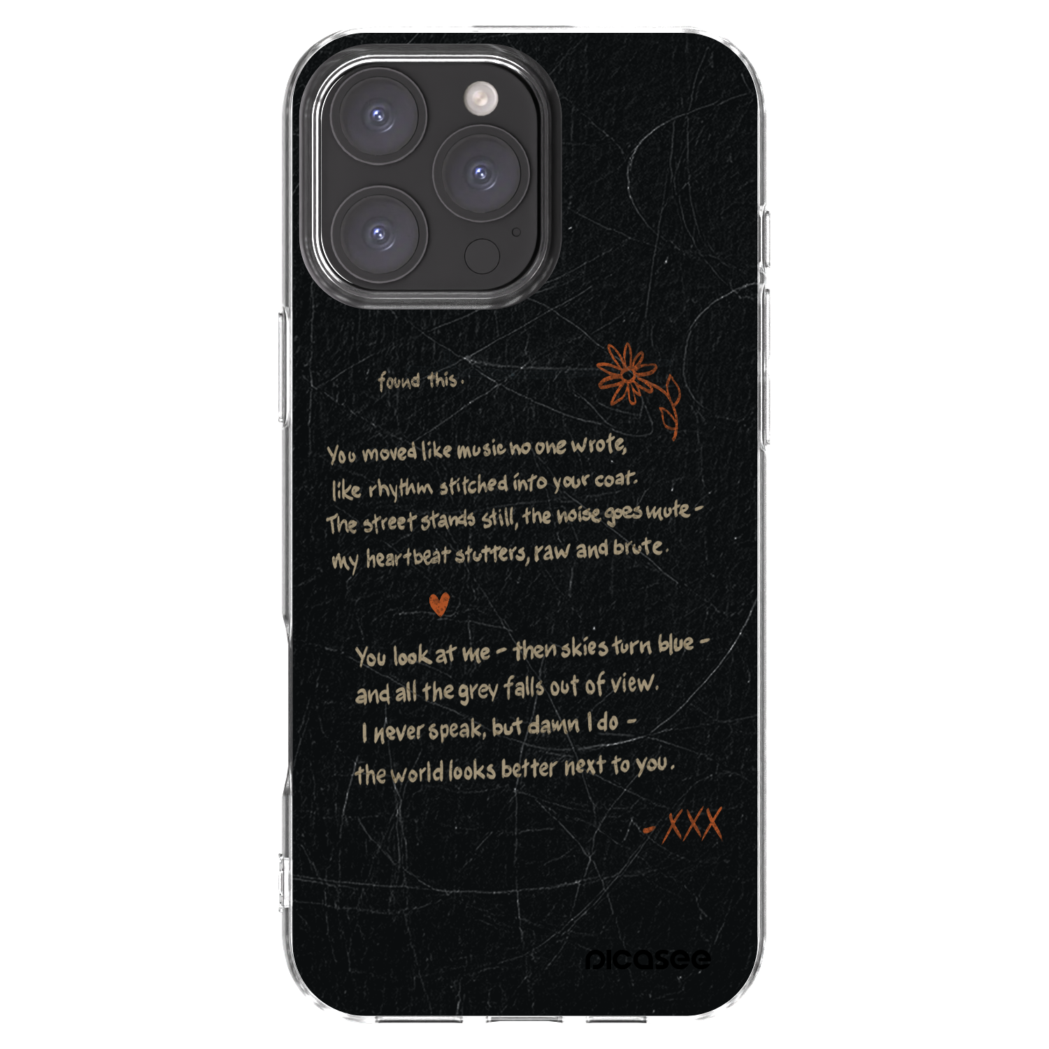 Picasee husă transparentă din silicon pentru Apple iPhone 16 Pro Max - POET