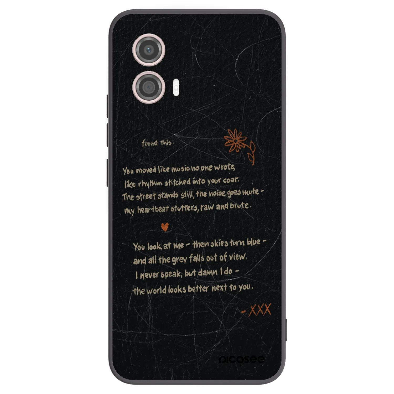 Picasee husă neagră din silicon pentru Motorola Moto G53 5G - POET