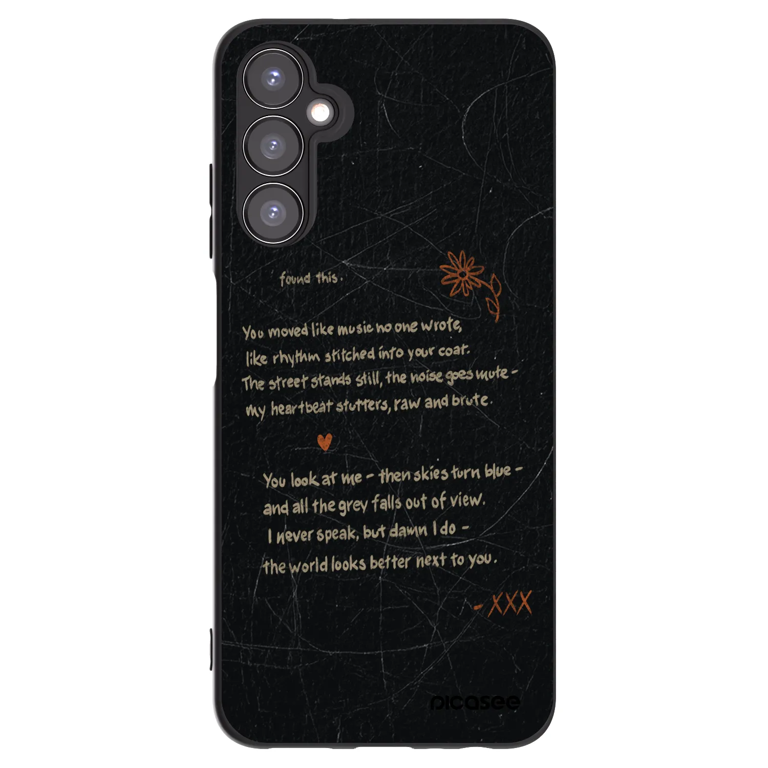 Picasee husă neagră din silicon pentru Samsung Galaxy A05s A057G - POET