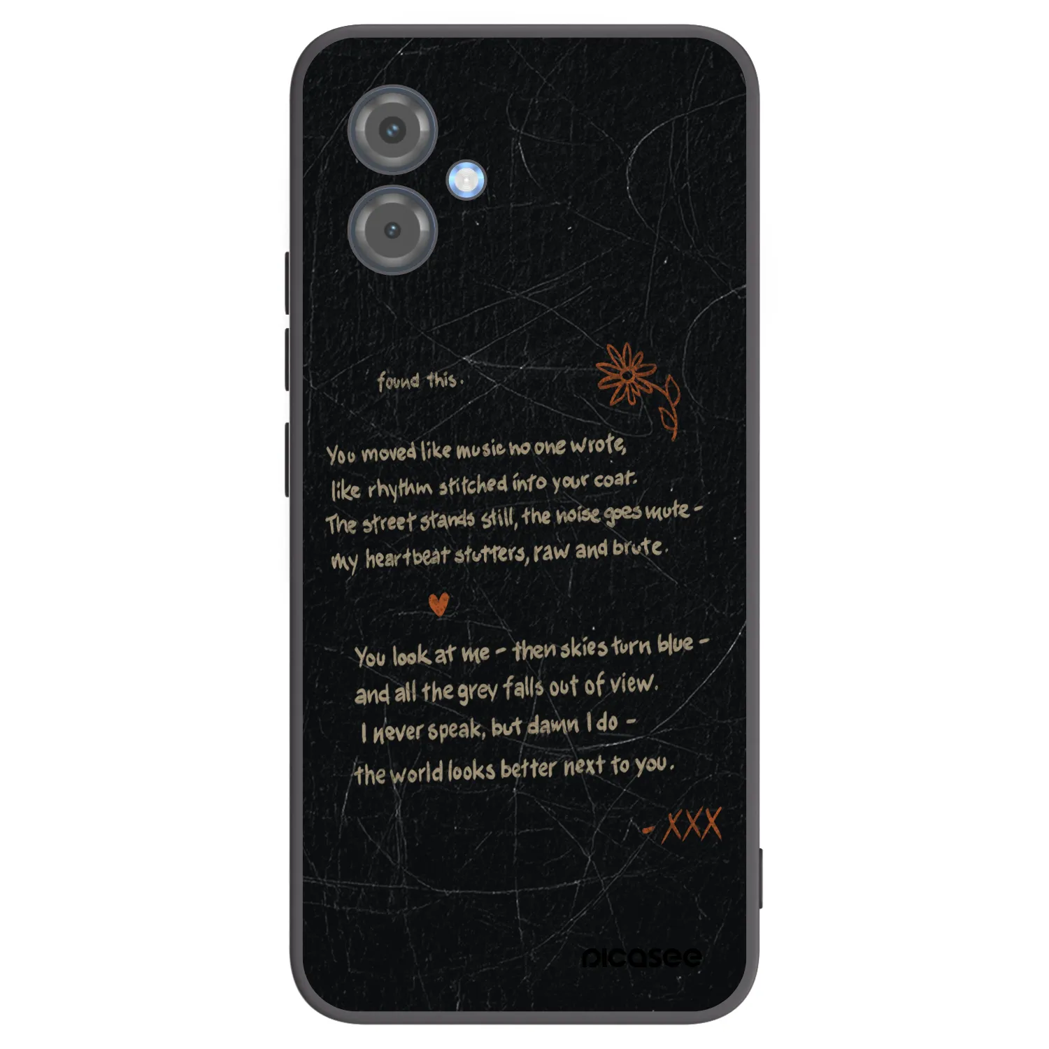 Picasee husă neagră din silicon pentru Motorola Moto G14 - POET