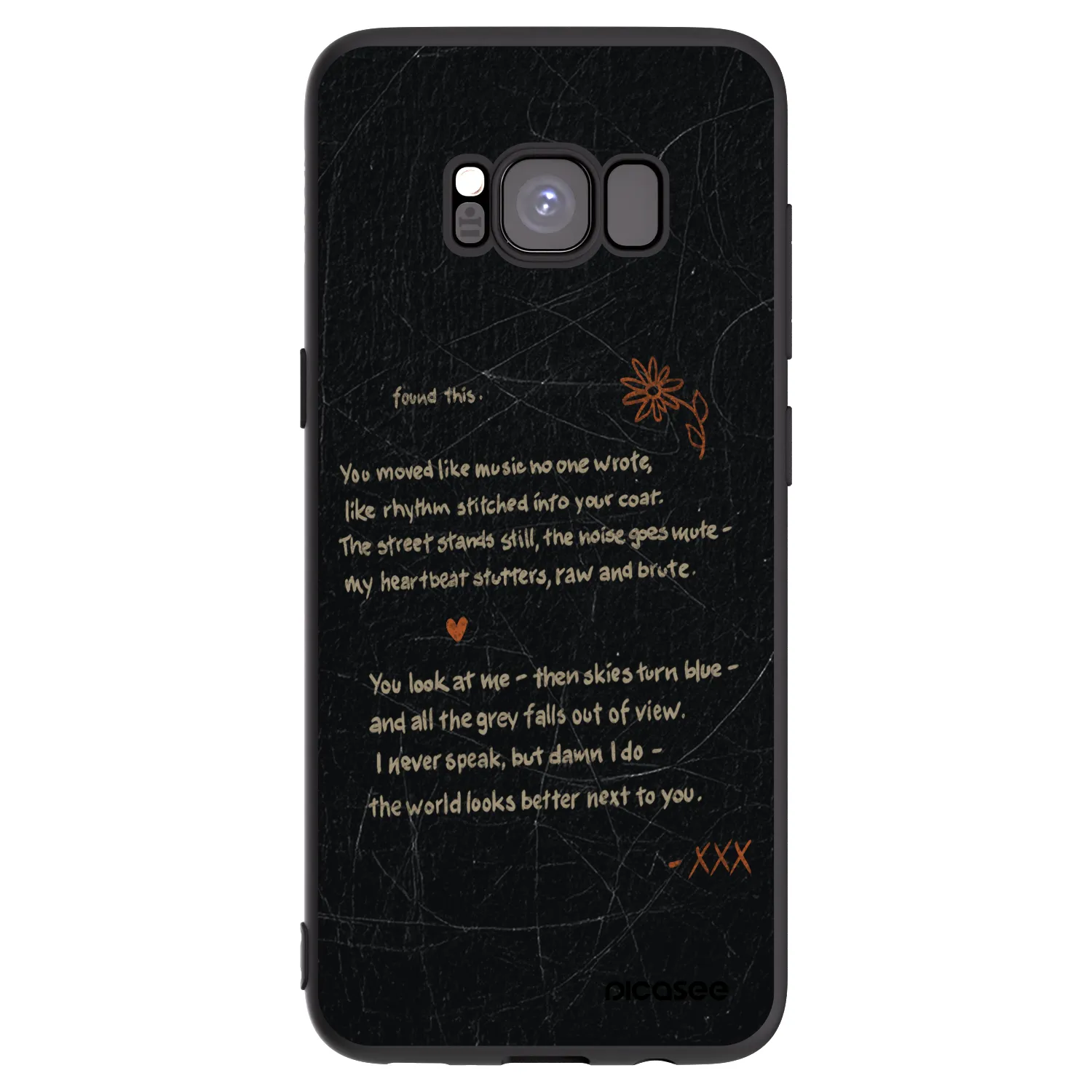 Picasee husă neagră din silicon pentru Samsung Galaxy S8 G950F - POET