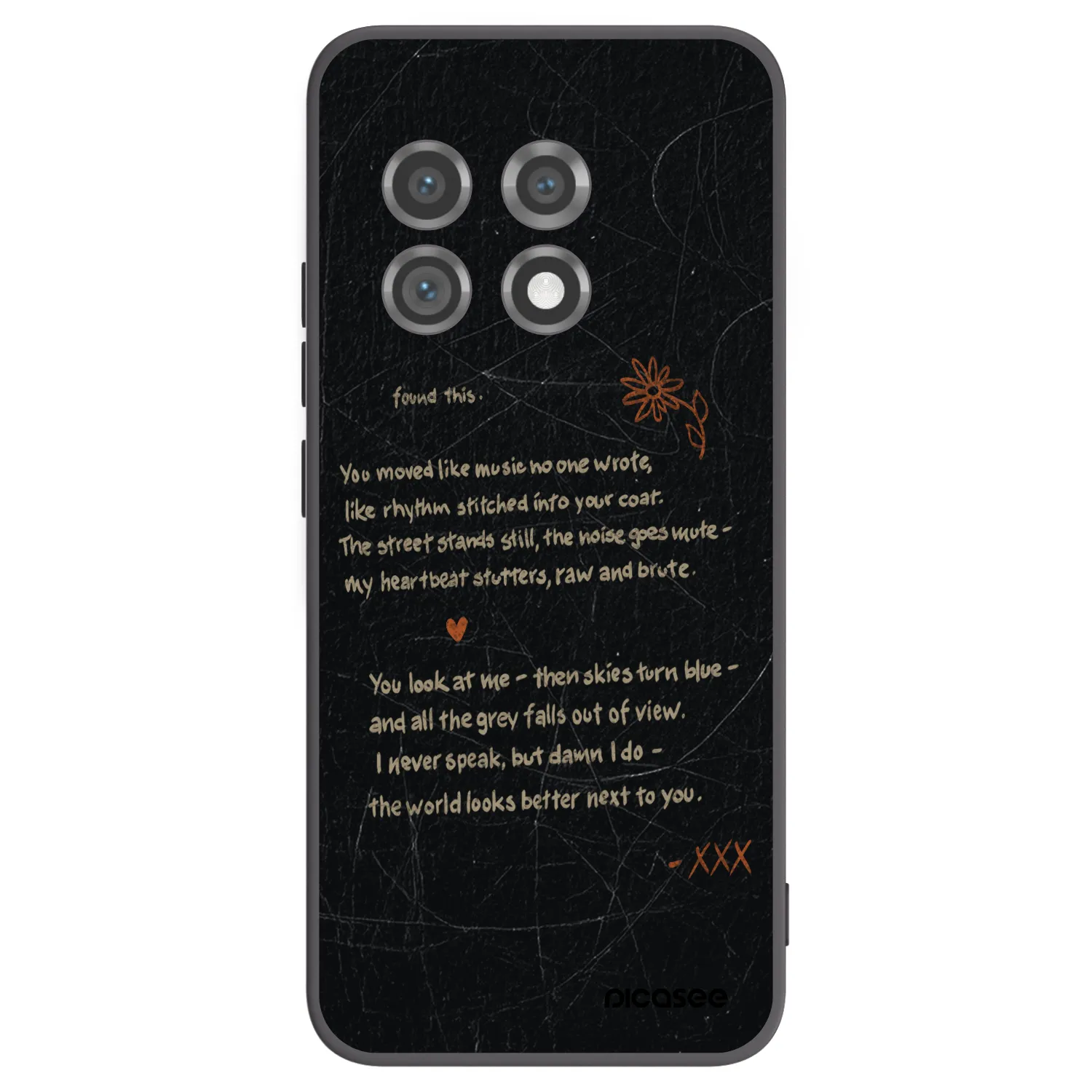 Picasee husă neagră din silicon pentru OnePlus 11 5G - POET