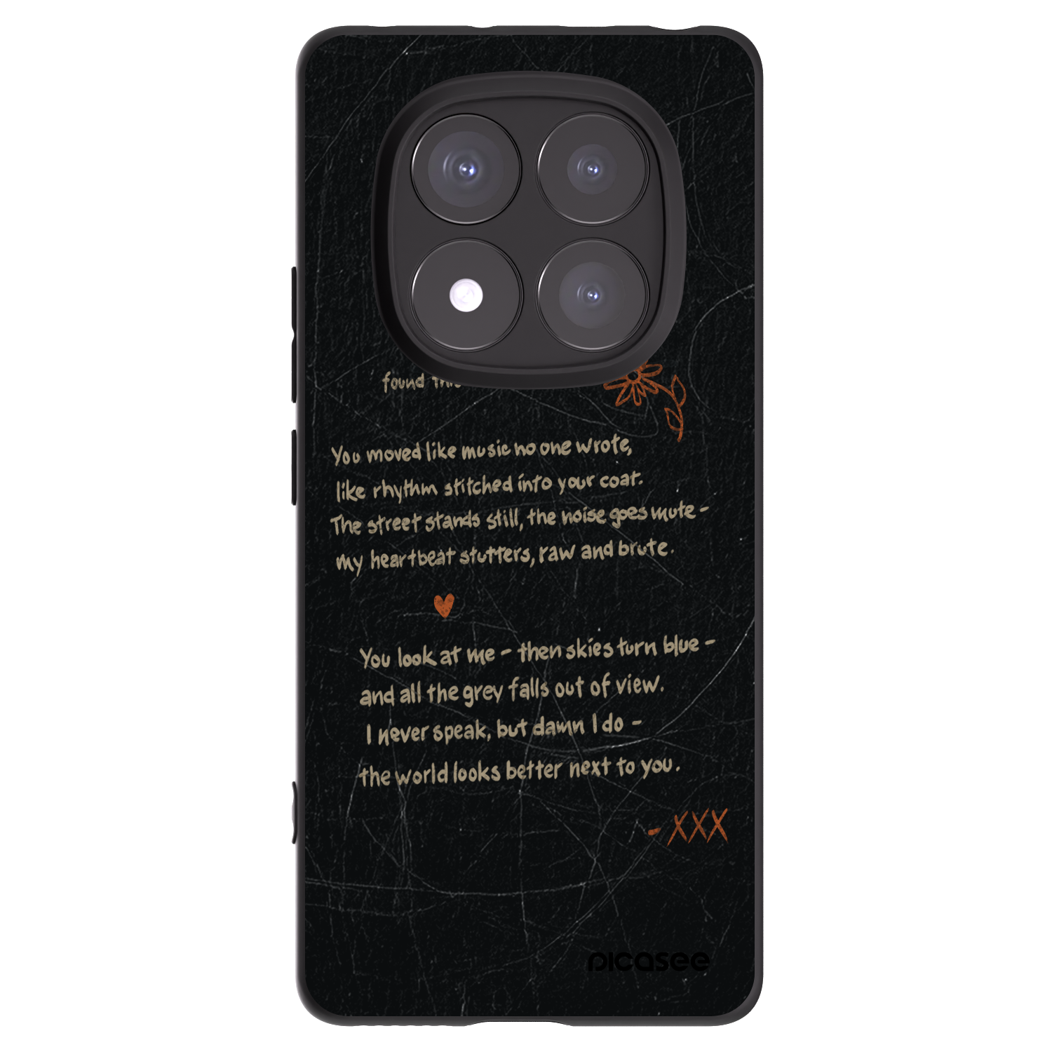 Picasee husă neagră din silicon pentru Xiaomi Redmi Note 14 Pro+ 5G - POET