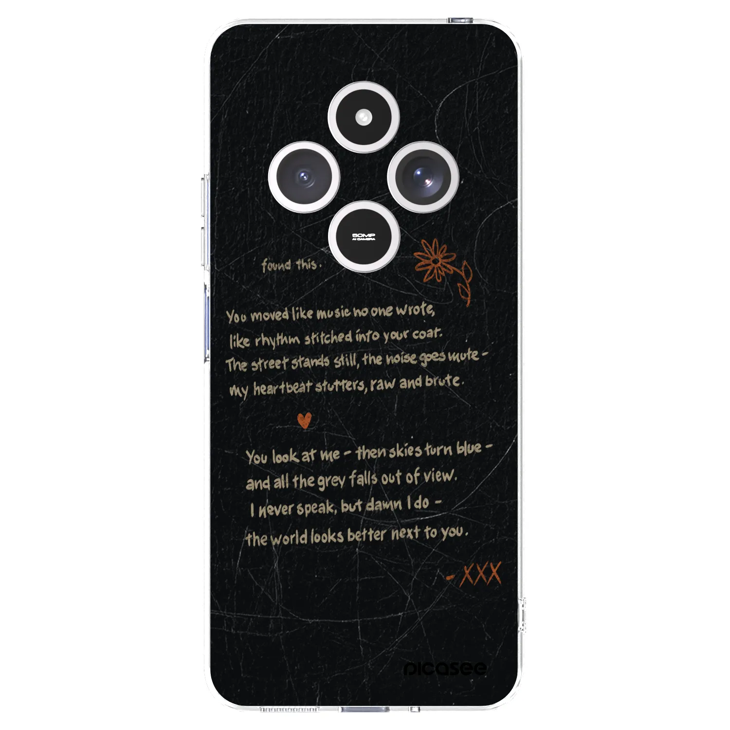 Picasee husă transparentă din silicon pentru Xiaomi Redmi 14C - POET