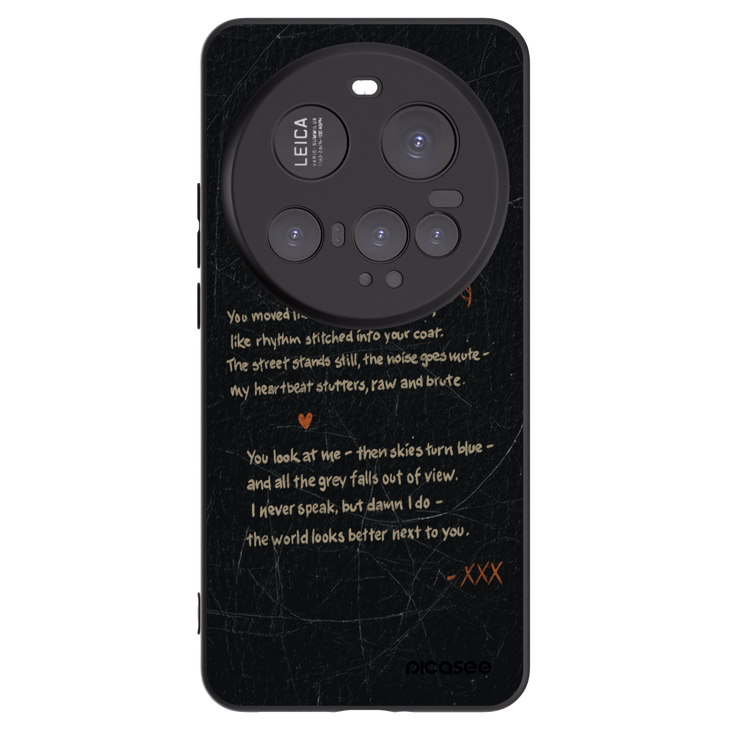 Picasee husă neagră din silicon pentru Xiaomi 15 Ultra - POET