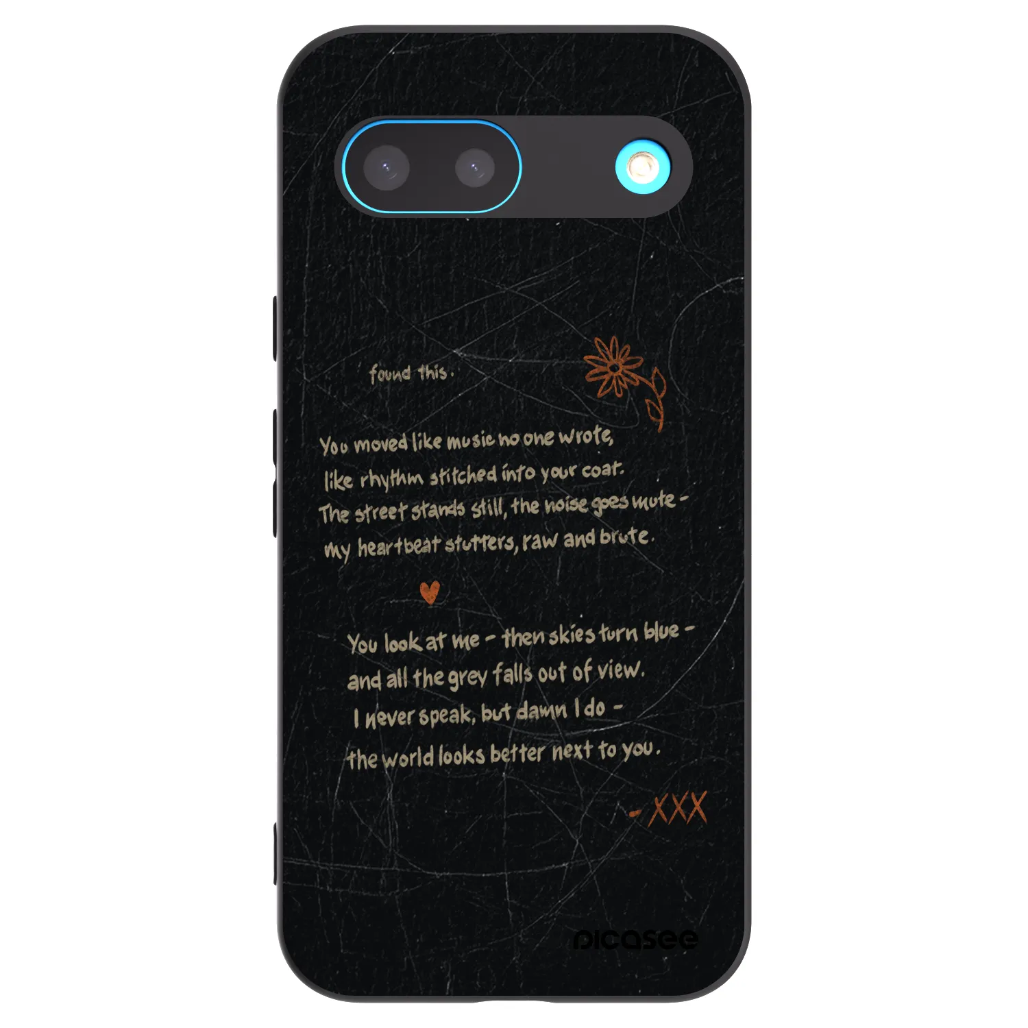 Picasee husă neagră din silicon pentru Google Pixel 8 - POET
