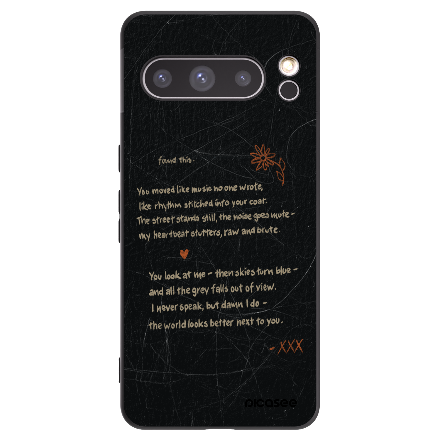 Picasee husă neagră din silicon pentru Google Pixel 8 Pro - POET