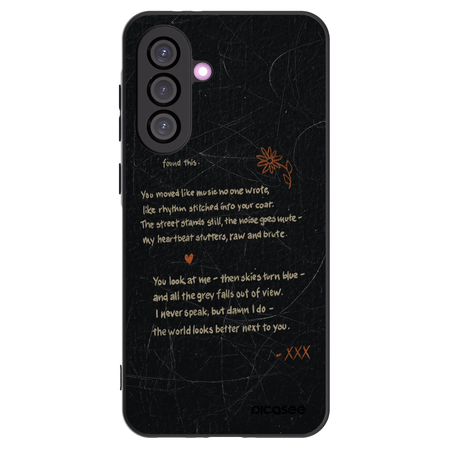 Picasee husă neagră din silicon pentru Samsung Galaxy A56 5G A566B - POET
