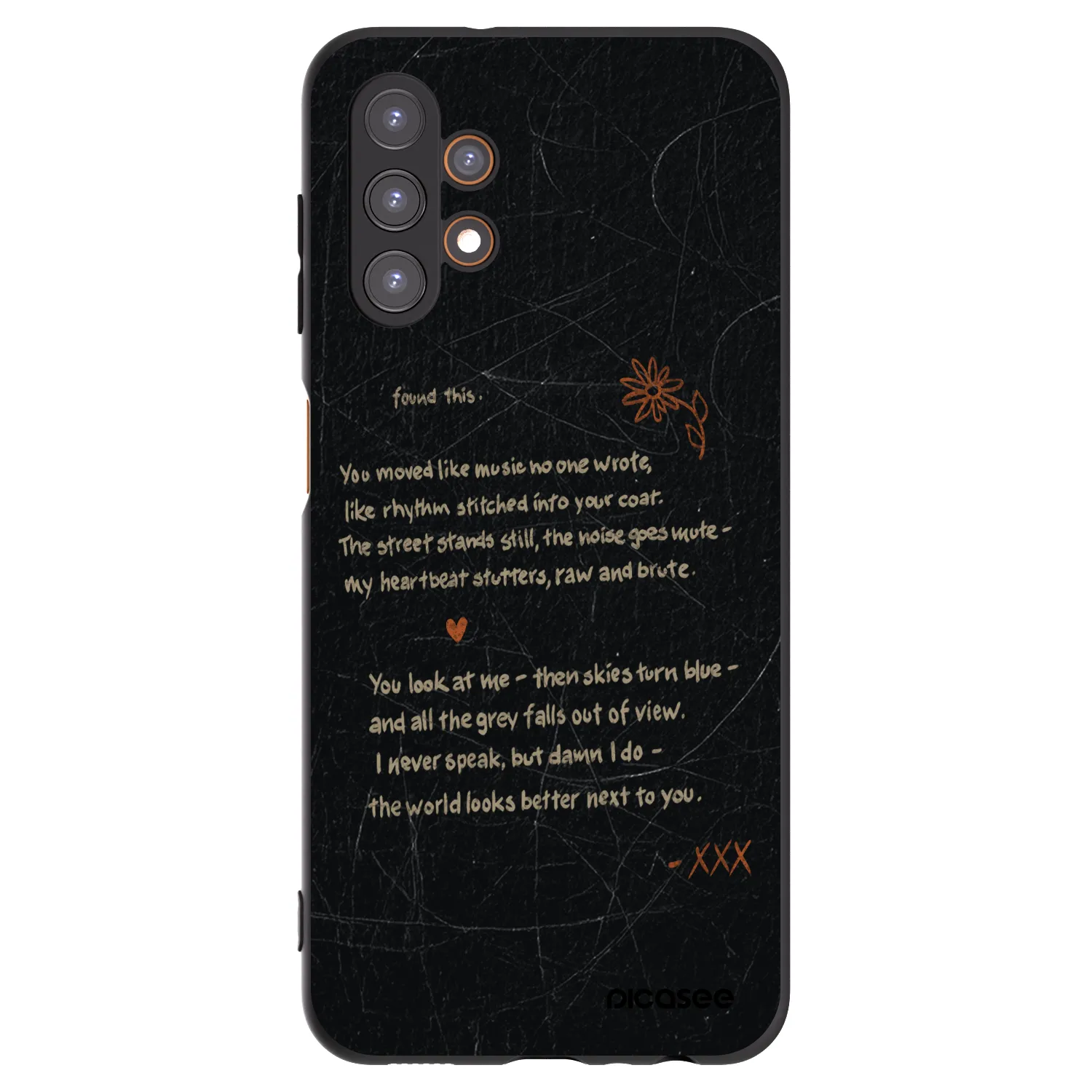 Picasee husă neagră din silicon pentru Samsung Galaxy A13 5G - POET