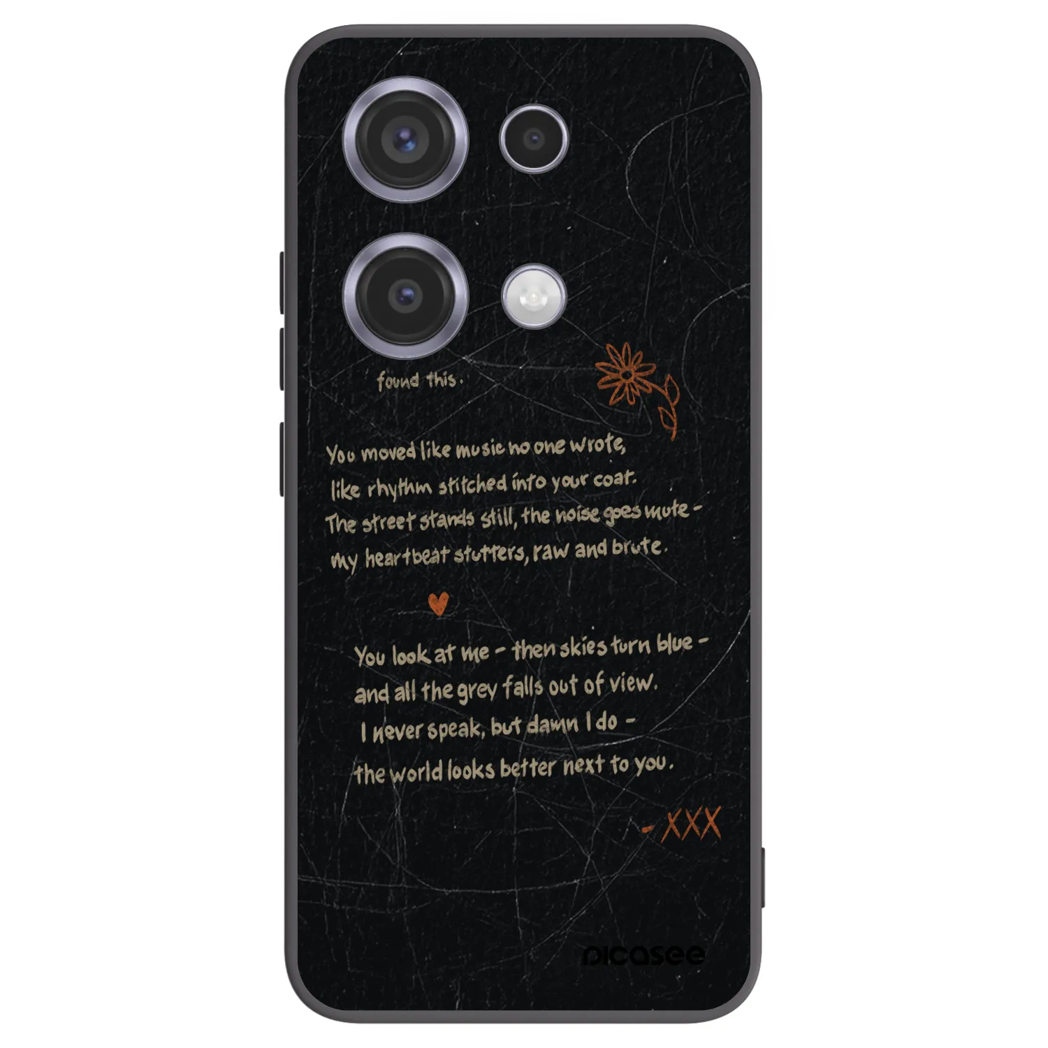 Picasee husă neagră din silicon pentru Xiaomi Redmi Note 14S - POET