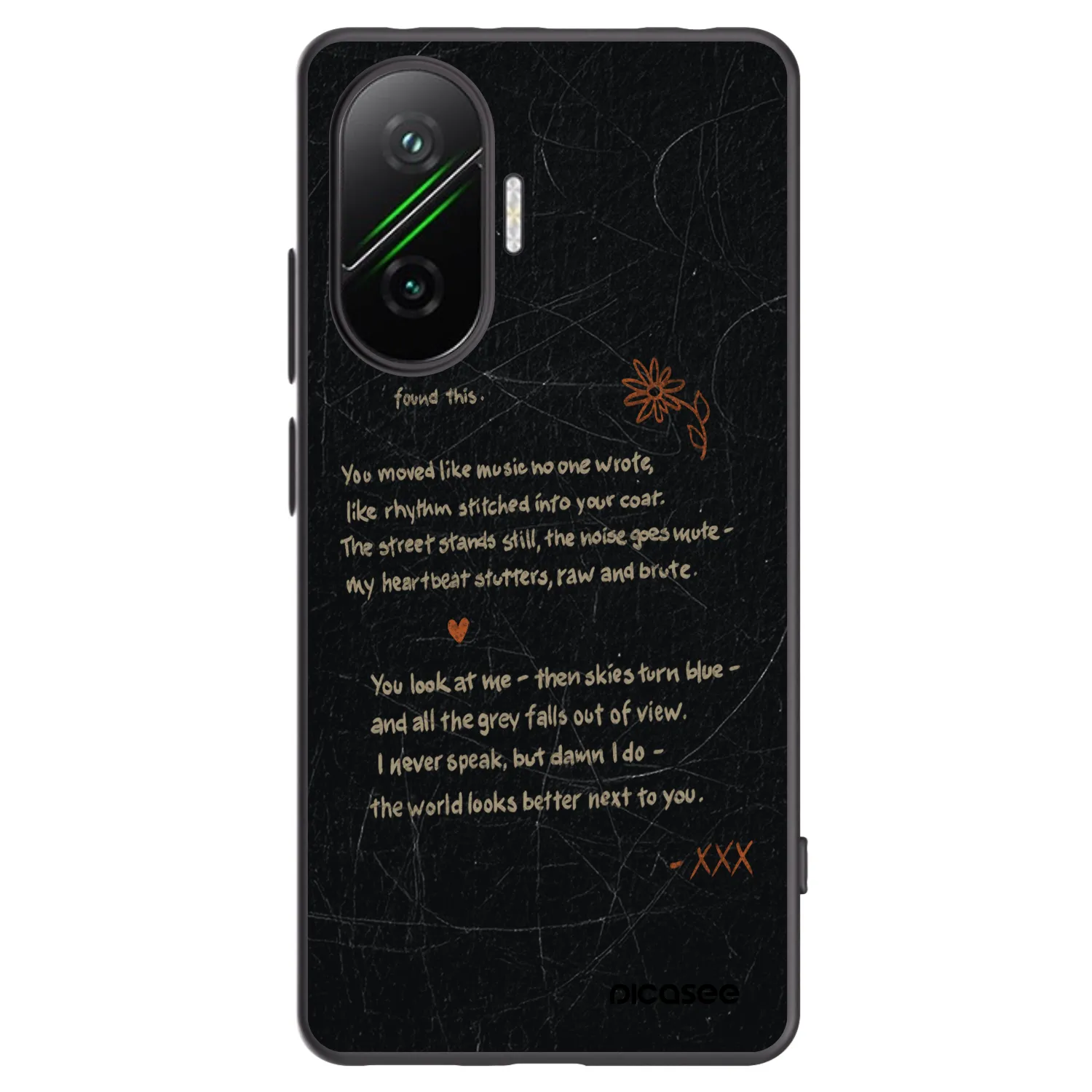 Picasee husă neagră din silicon pentru Xiaomi Poco F7 5G - POET