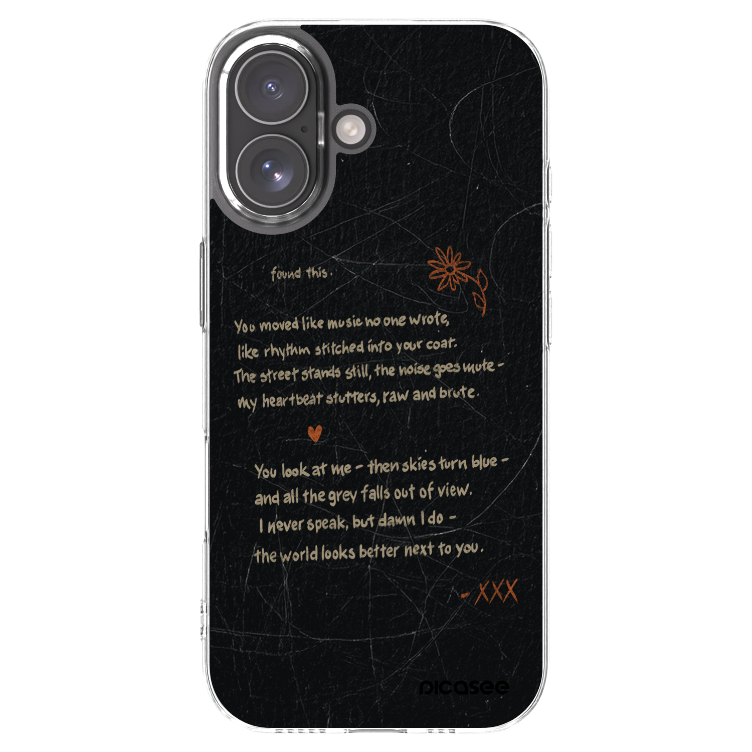 Picasee husă transparentă din silicon pentru Apple iPhone 17 - POET