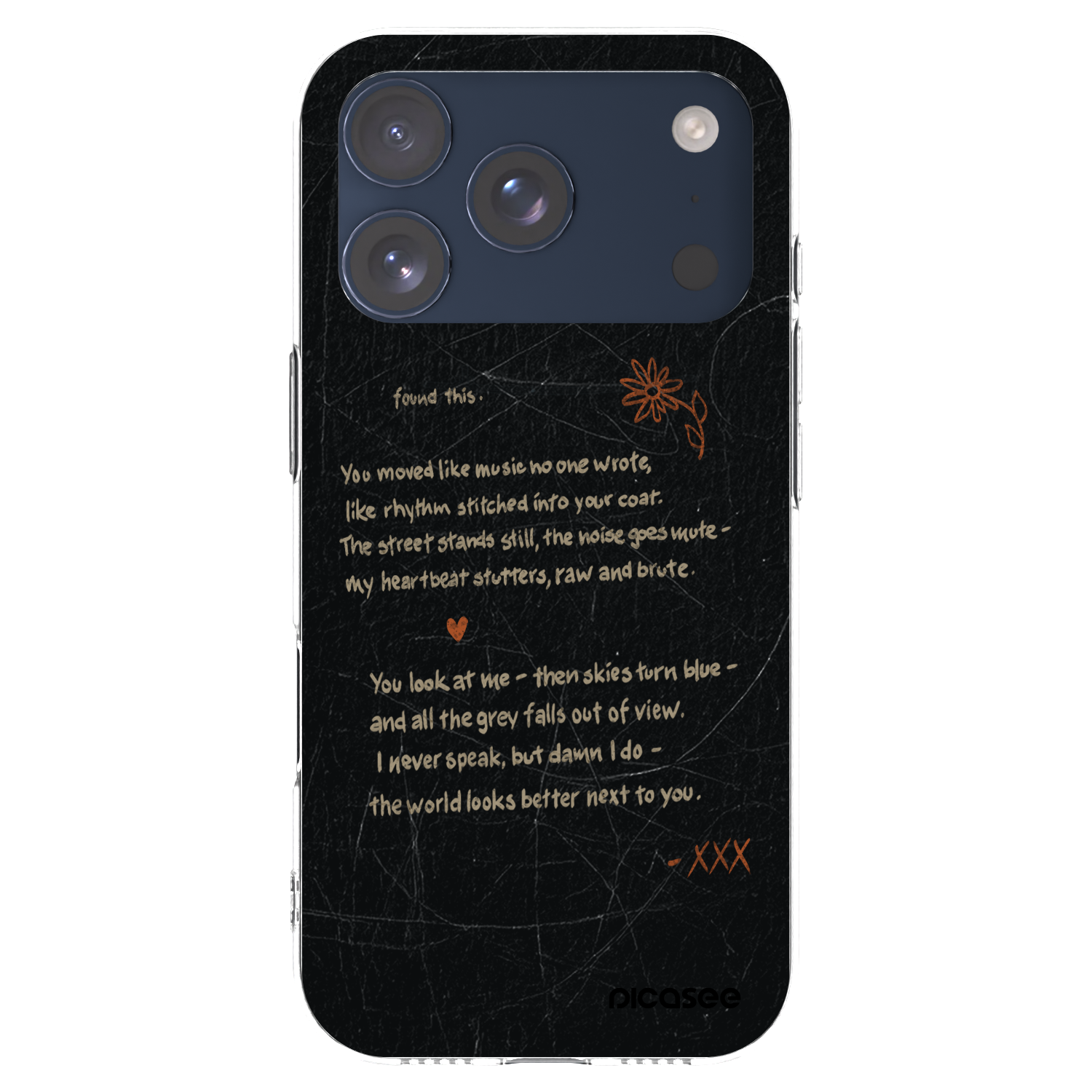 Picasee husă transparentă din silicon pentru Apple iPhone 17 Pro - POET