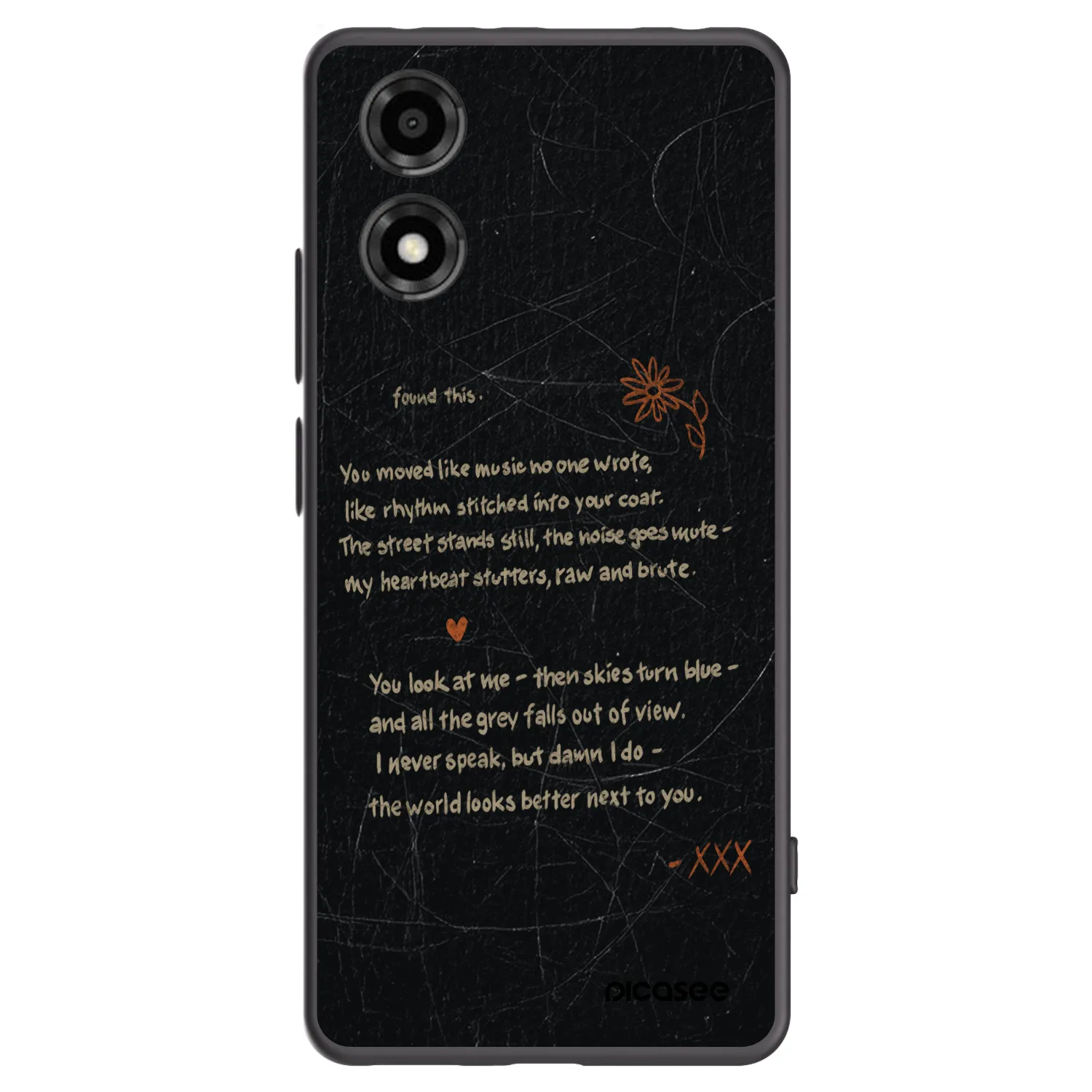 Picasee husă neagră din silicon pentru Motorola Moto E14 - POET