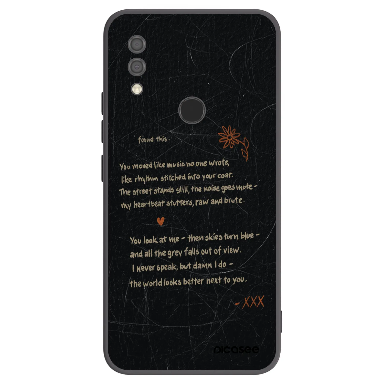 Picasee husă neagră din silicon pentru Xiaomi Redmi 7 - POET