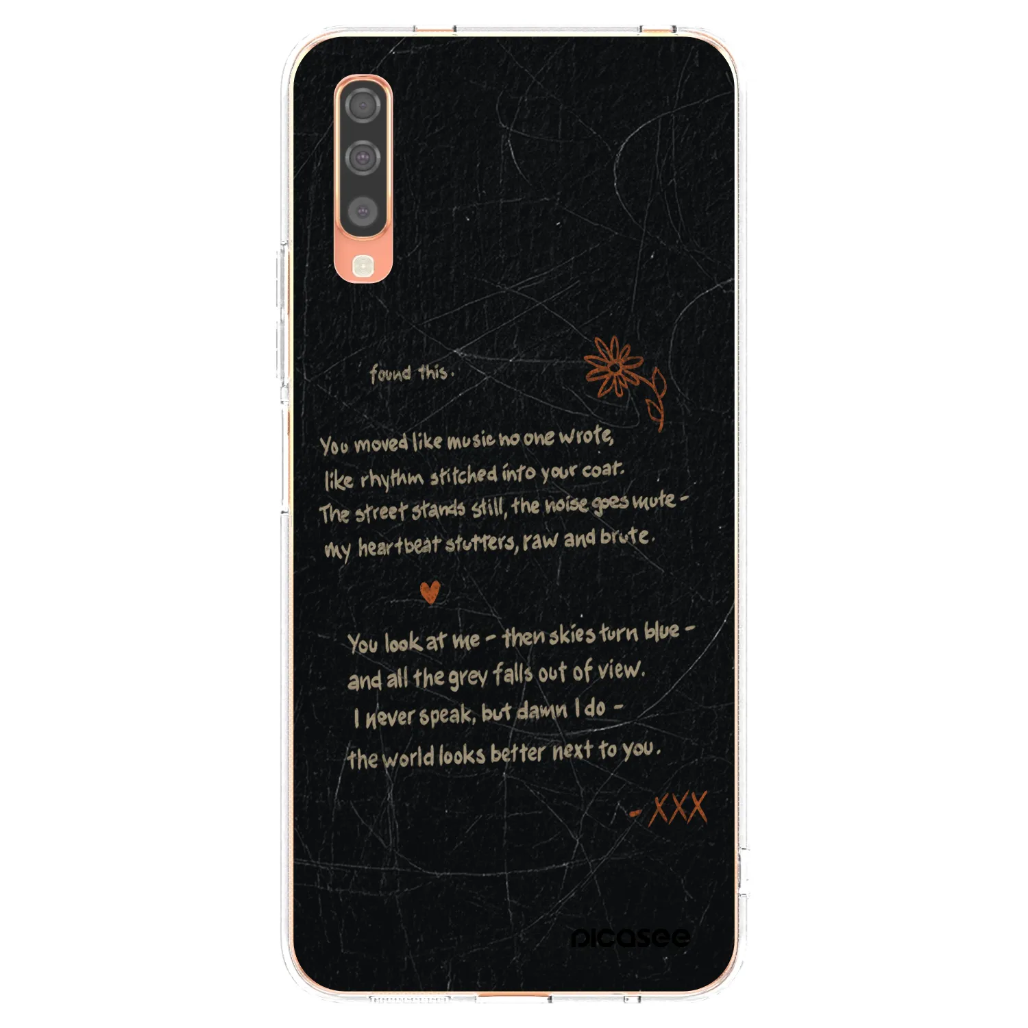 Picasee husă transparentă din silicon pentru Samsung Galaxy A70 A705F - POET