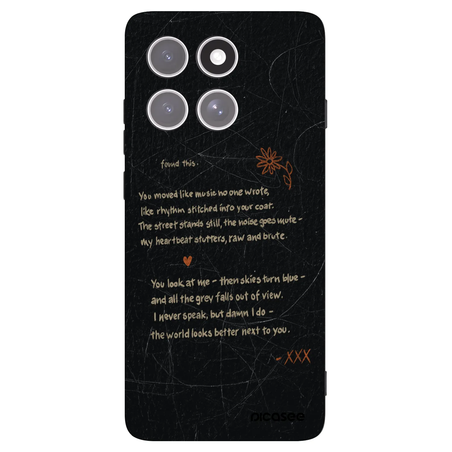 Picasee husă neagră din silicon pentru Motorola Edge 60 Pro - POET