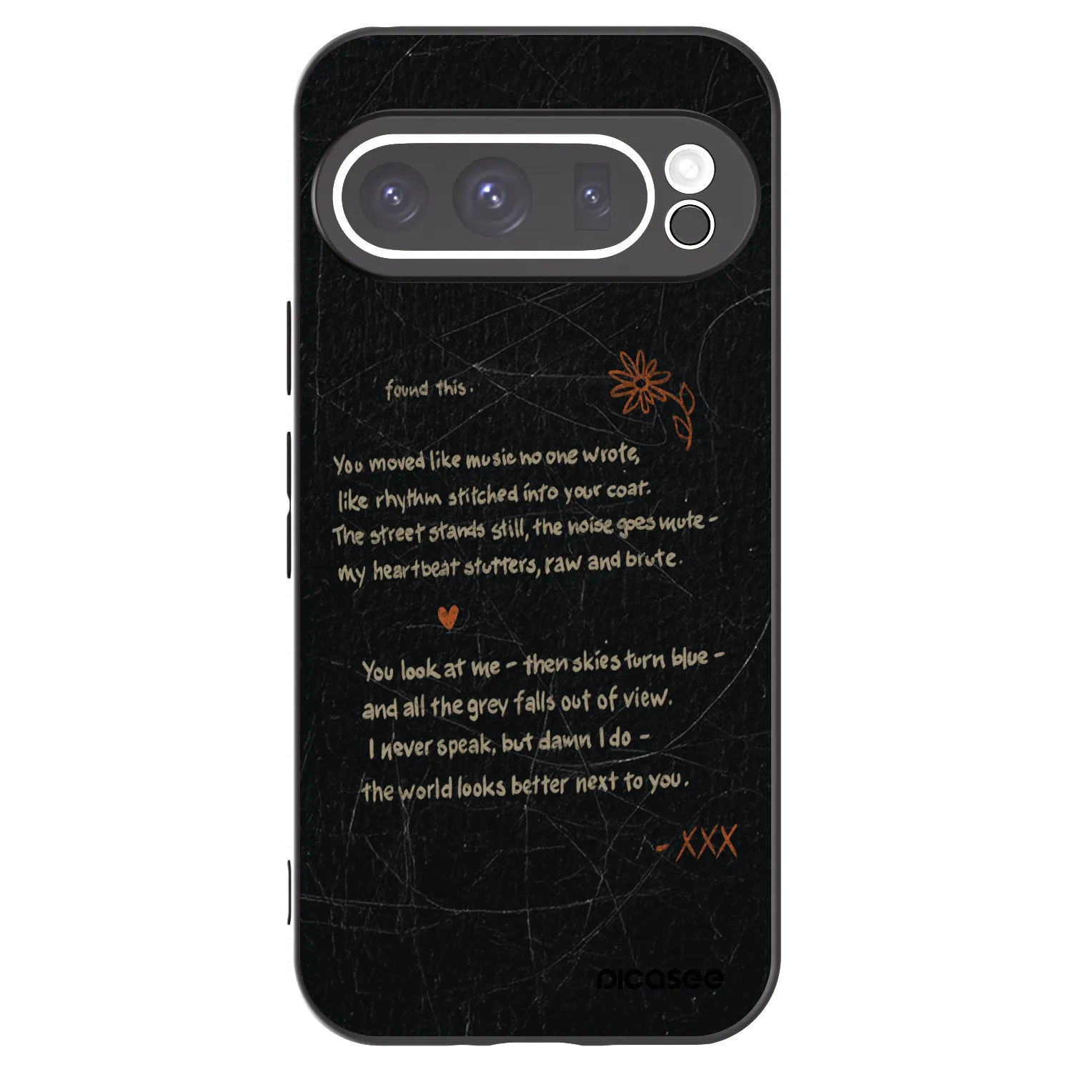 Picasee husă neagră din silicon pentru Google Pixel 9 Pro XL - POET
