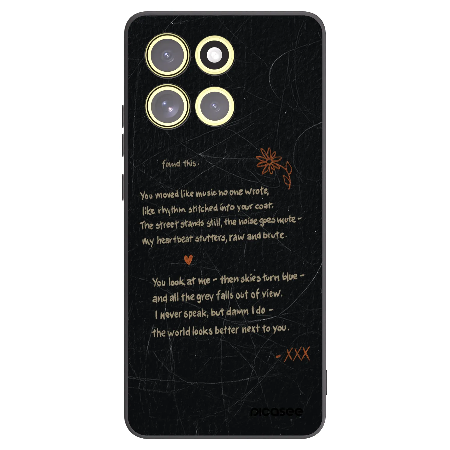 Picasee husă neagră din silicon pentru Motorola Moto G86 5G - POET